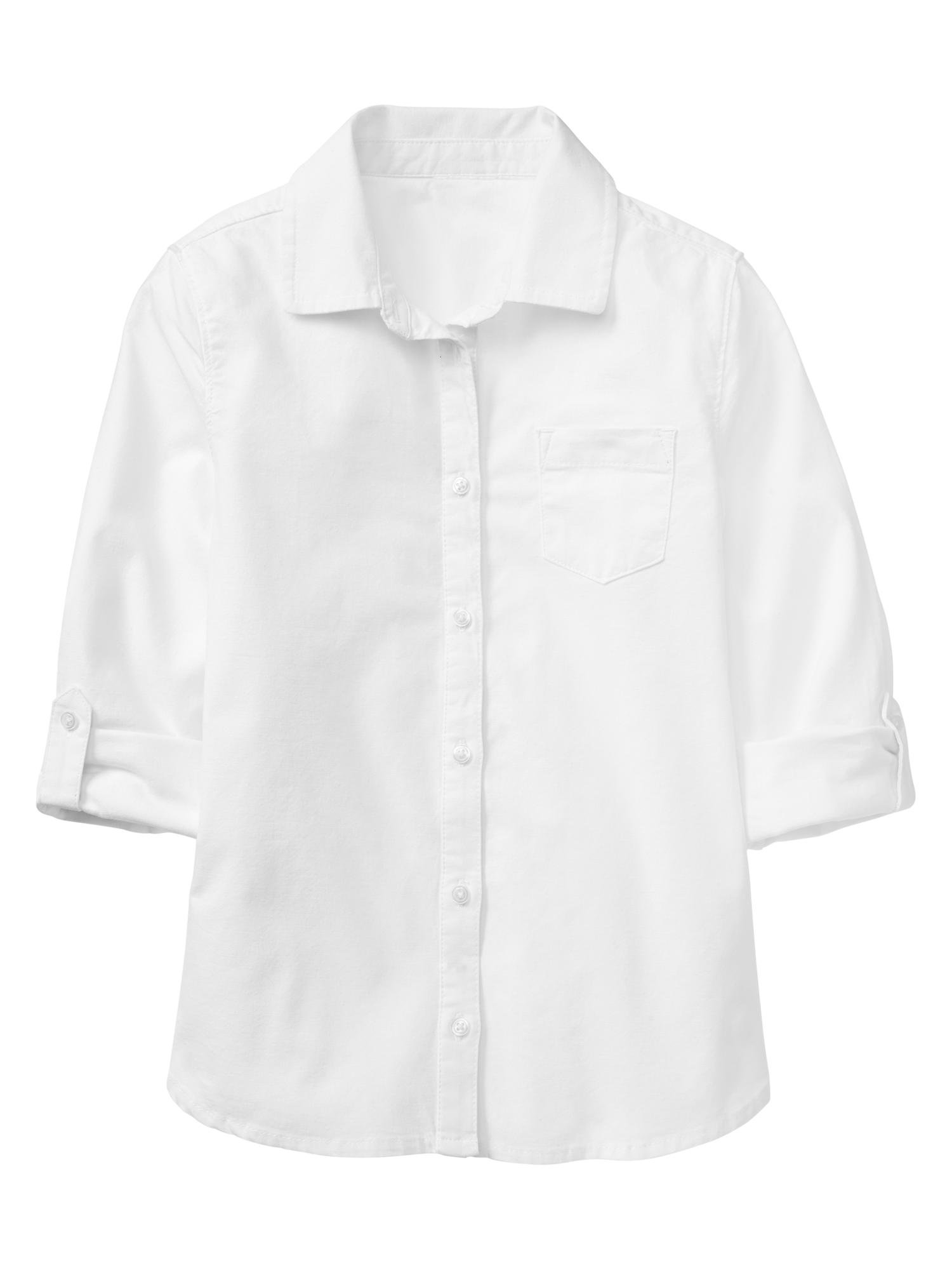 Kolları kıvrılabilen Oxford gömlek product image