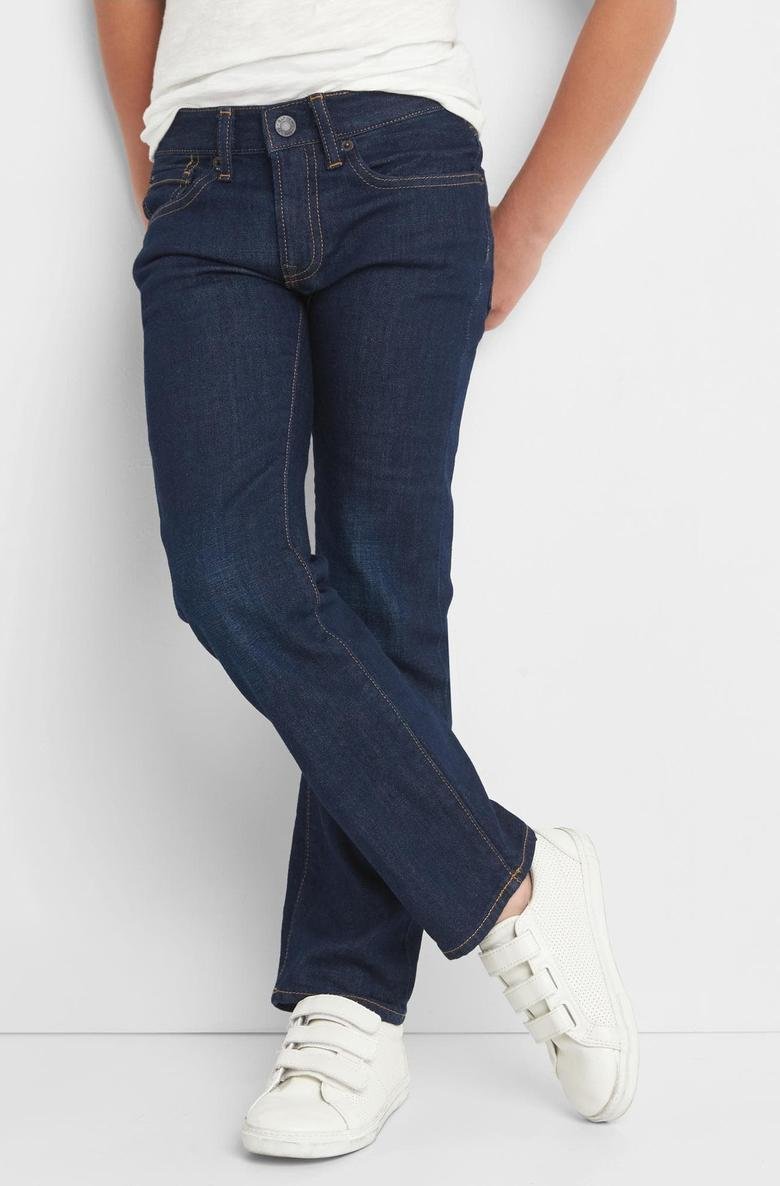  Streçli straight jean pantolon