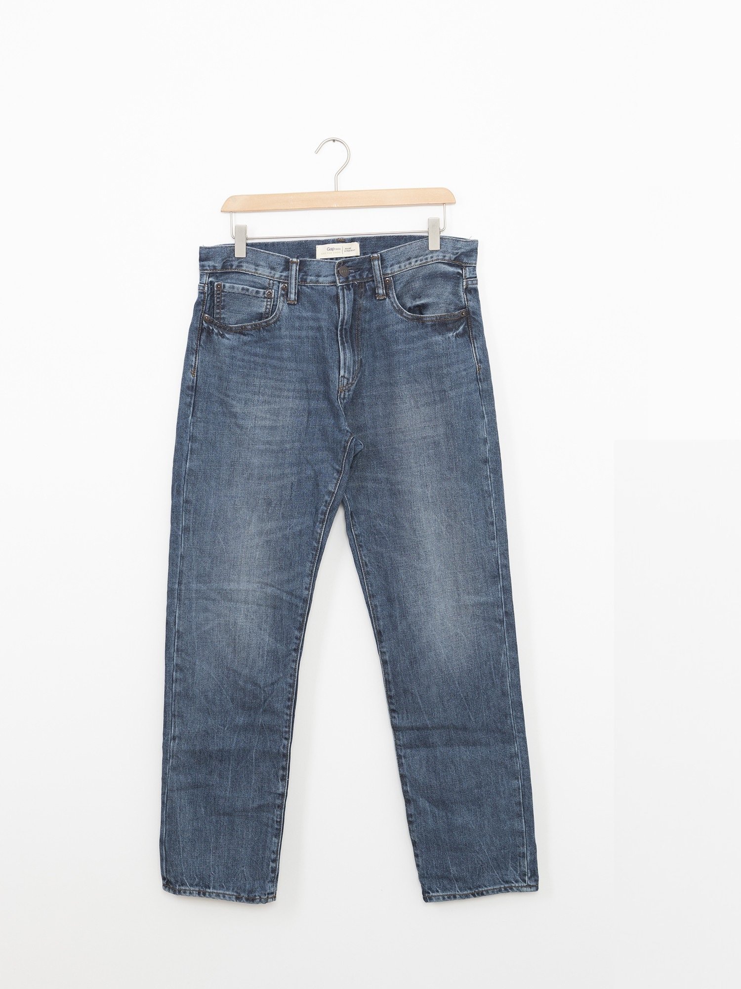 Vintage Yıkamalı Straight Jean Pantolon product image