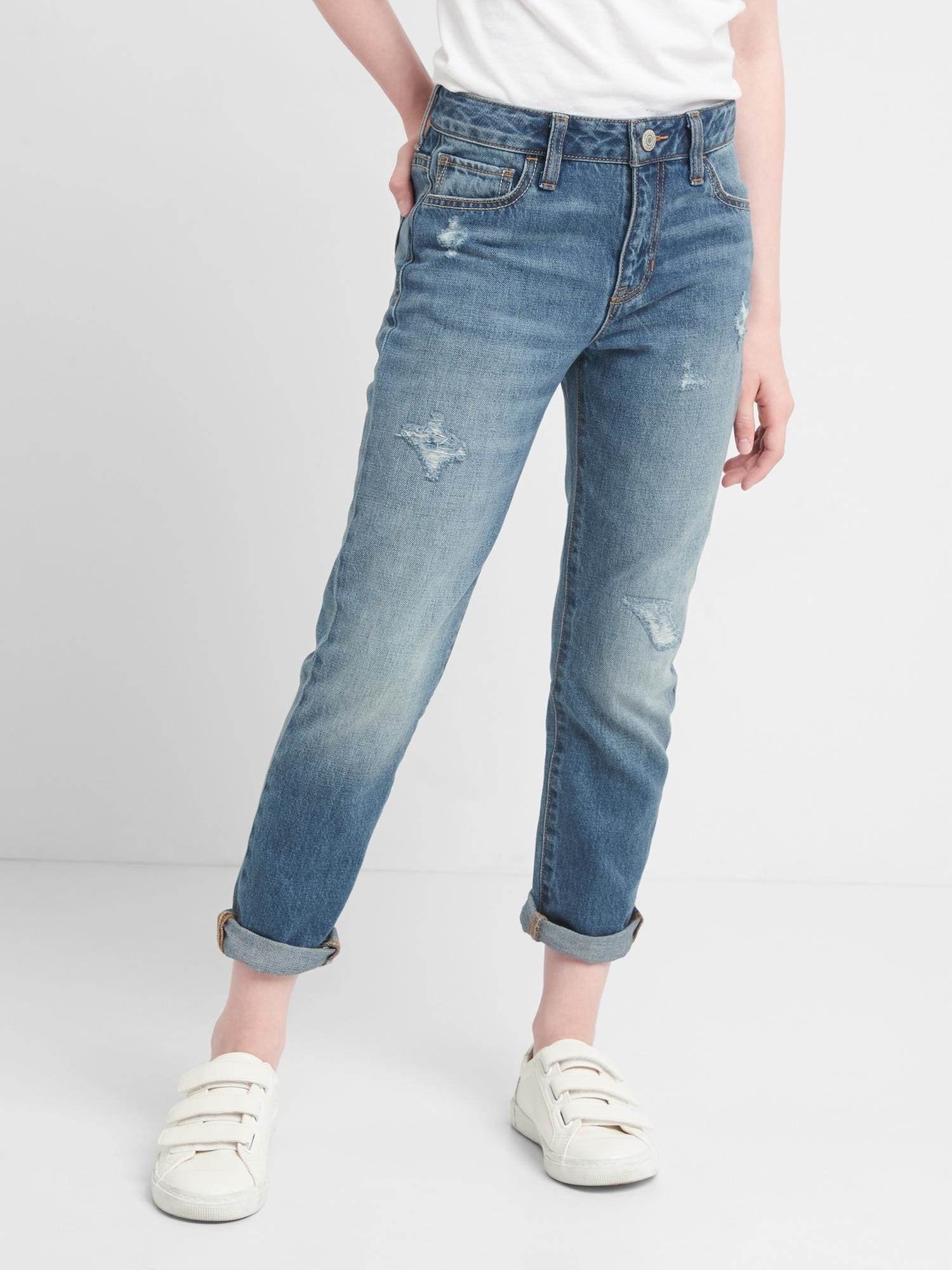 Eskitmeli girlfriend jean pantolon product image