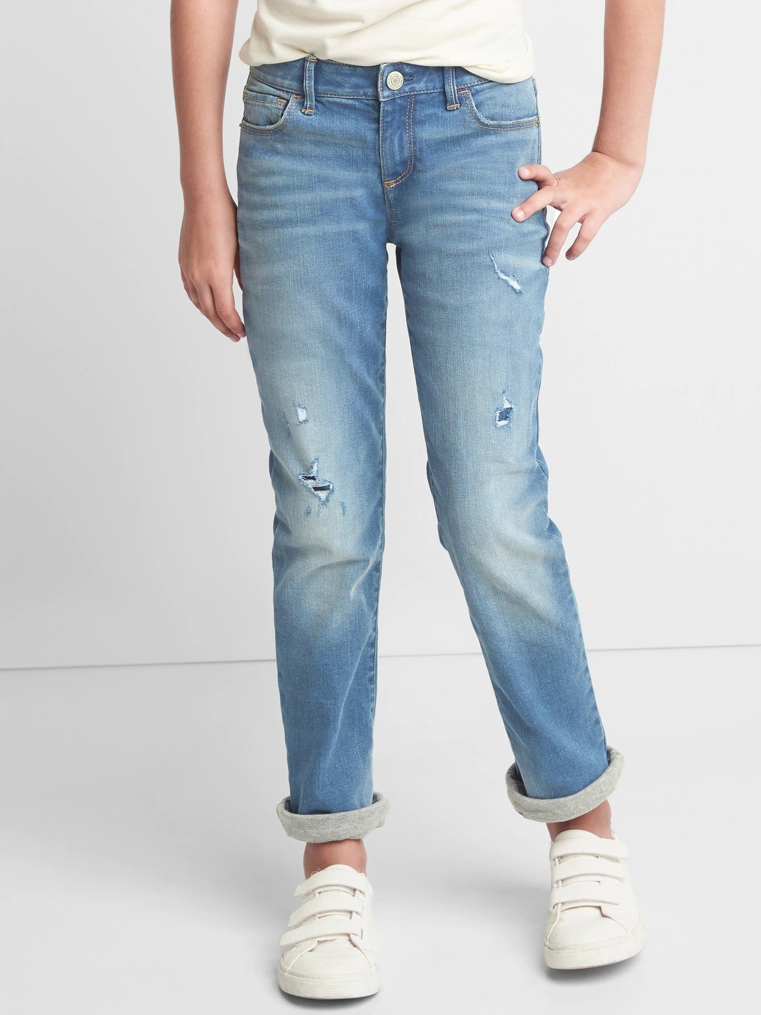 Jarse astarlı streç düz paça jean pantolon product image