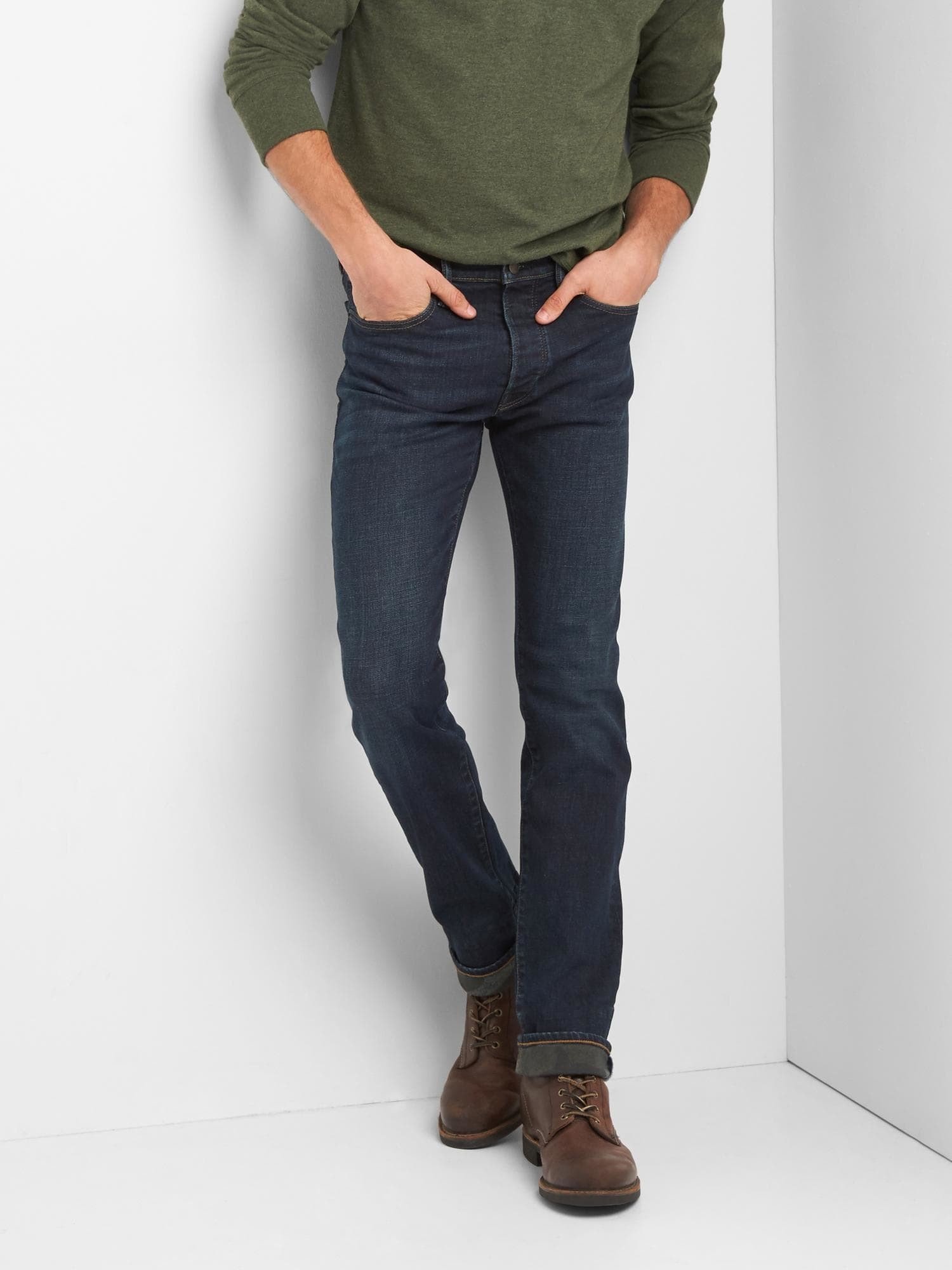 Straight fit streçli jean pantolon product image
