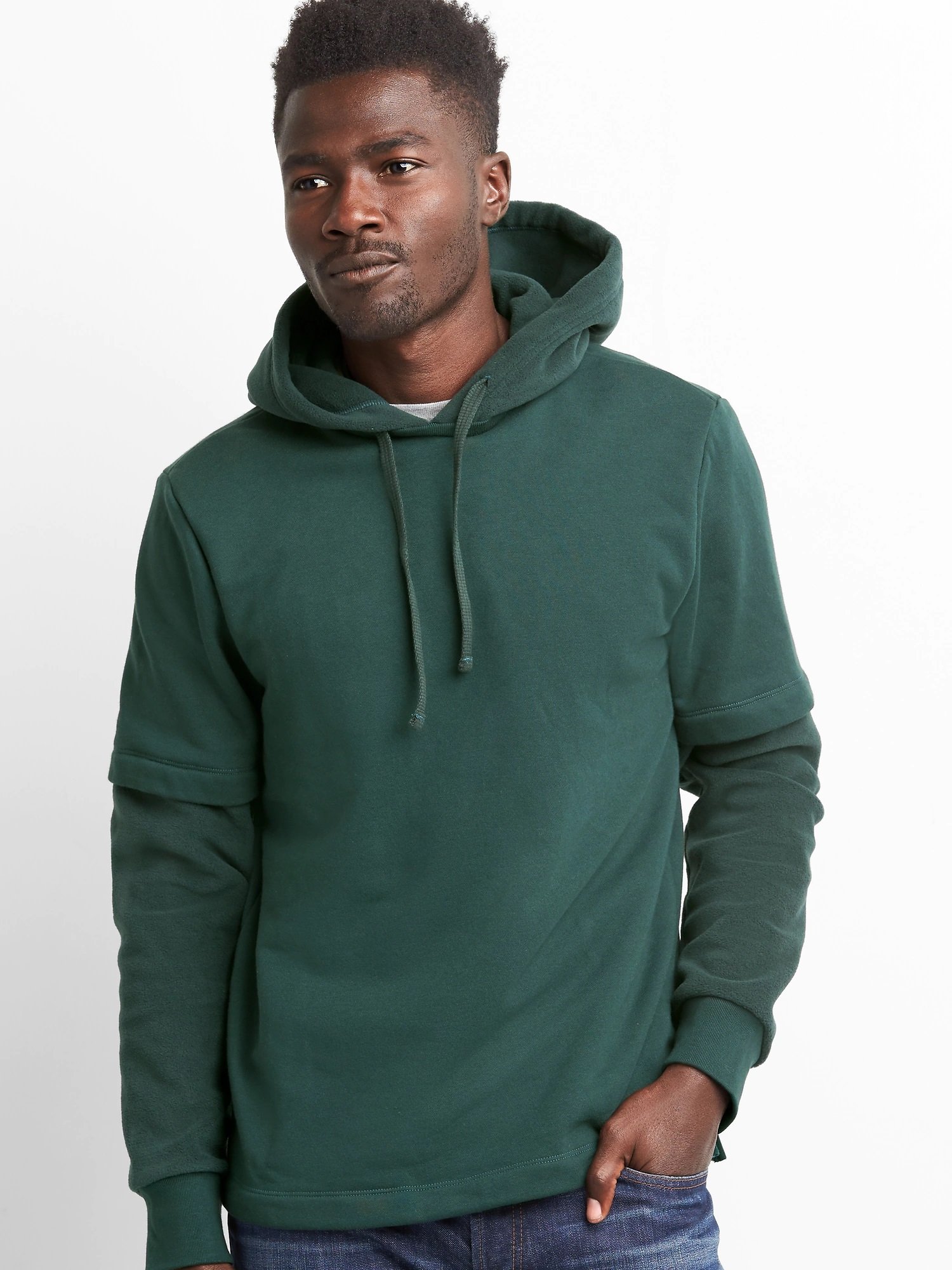 Polar astarlı kapüşonlu sweatshirt product image