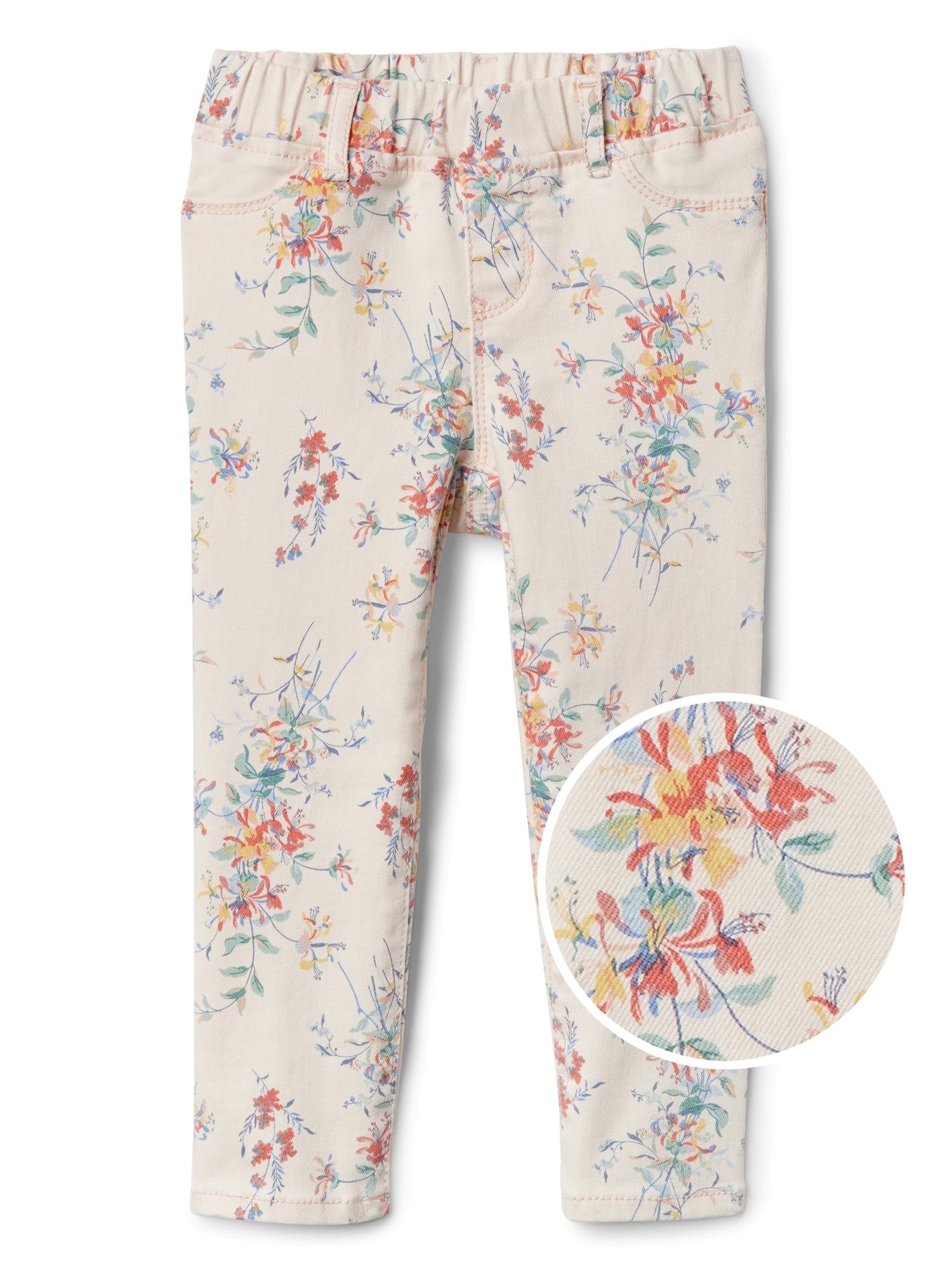 Çiçek desenli Fantastiflex jegging pantolon product image