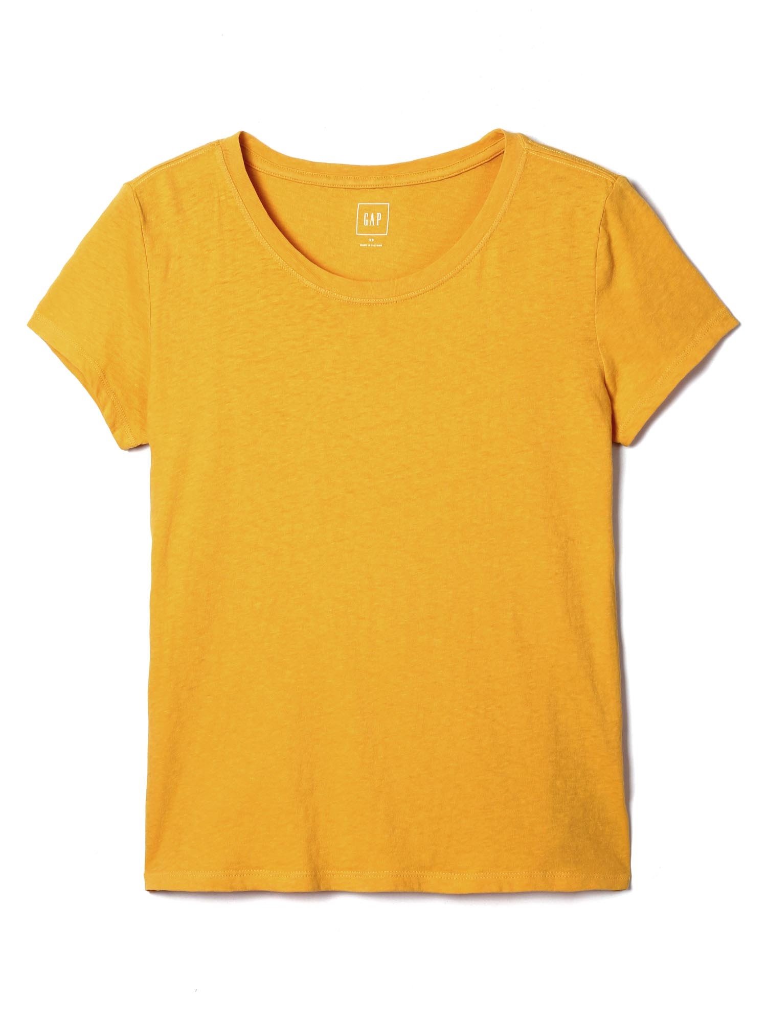 Kısa kollu sıfır yaka pamuklu kısa t-shirt product image