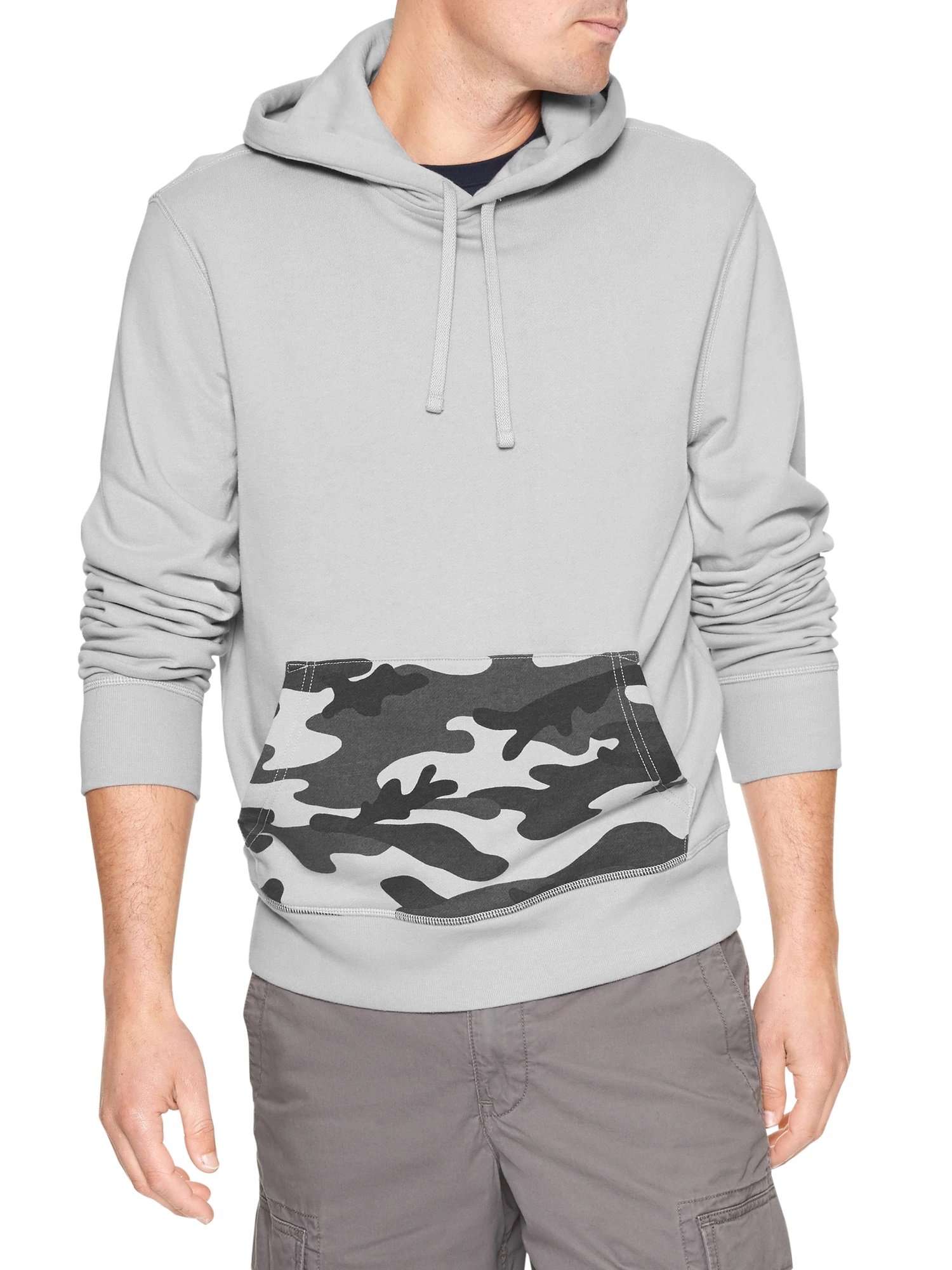 Kapüşonlu fransız havlu kumaşı sweatshirt product image