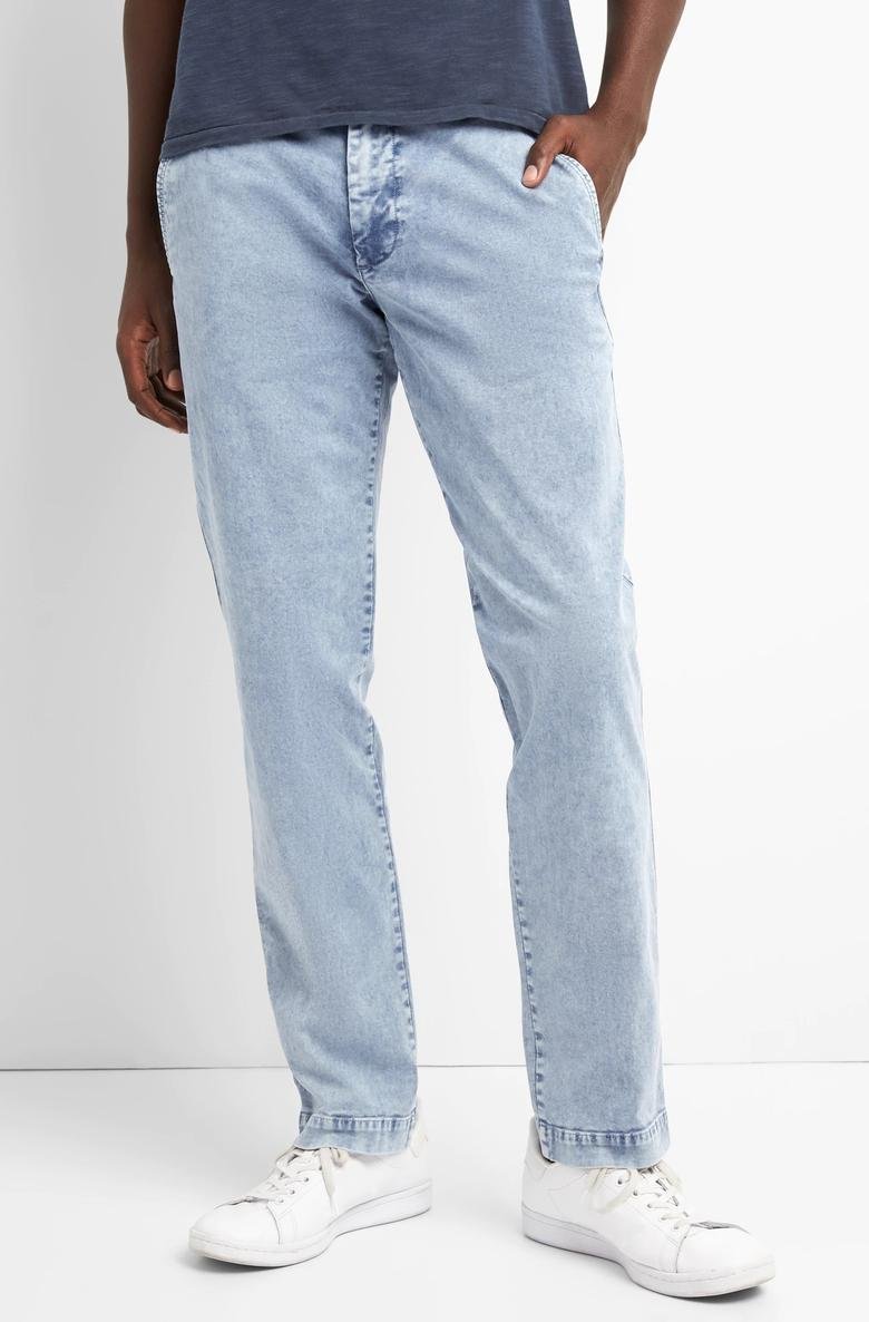  Vintage Yıkamalı Slim Fit Khaki Pantolon