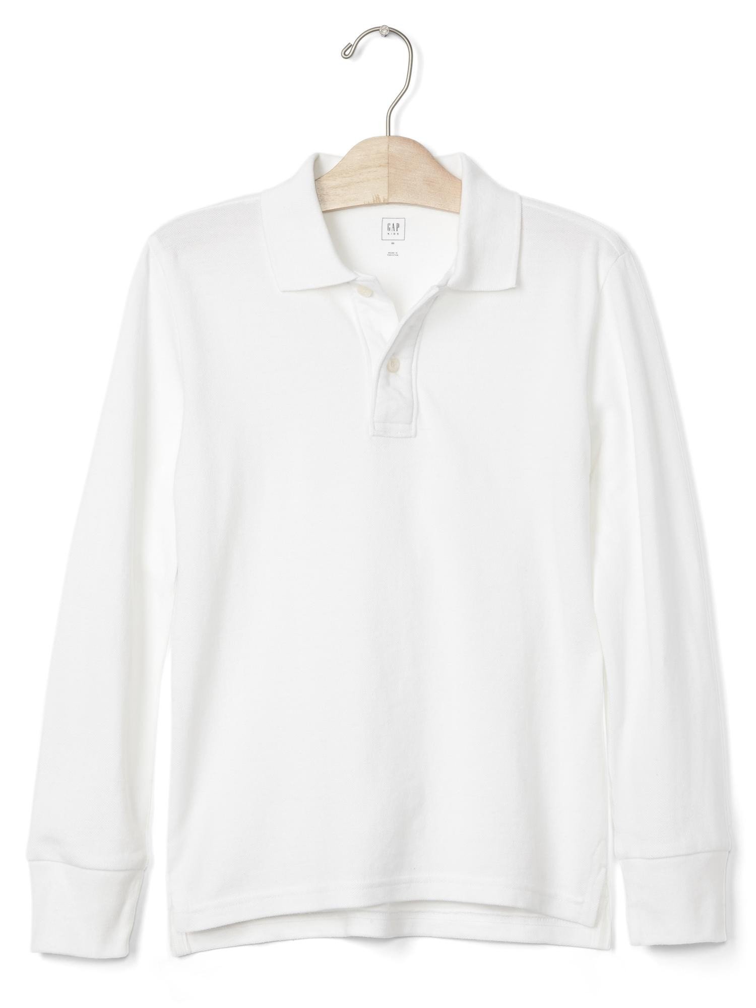 Uzun kollu polo yaka t-shirt product image