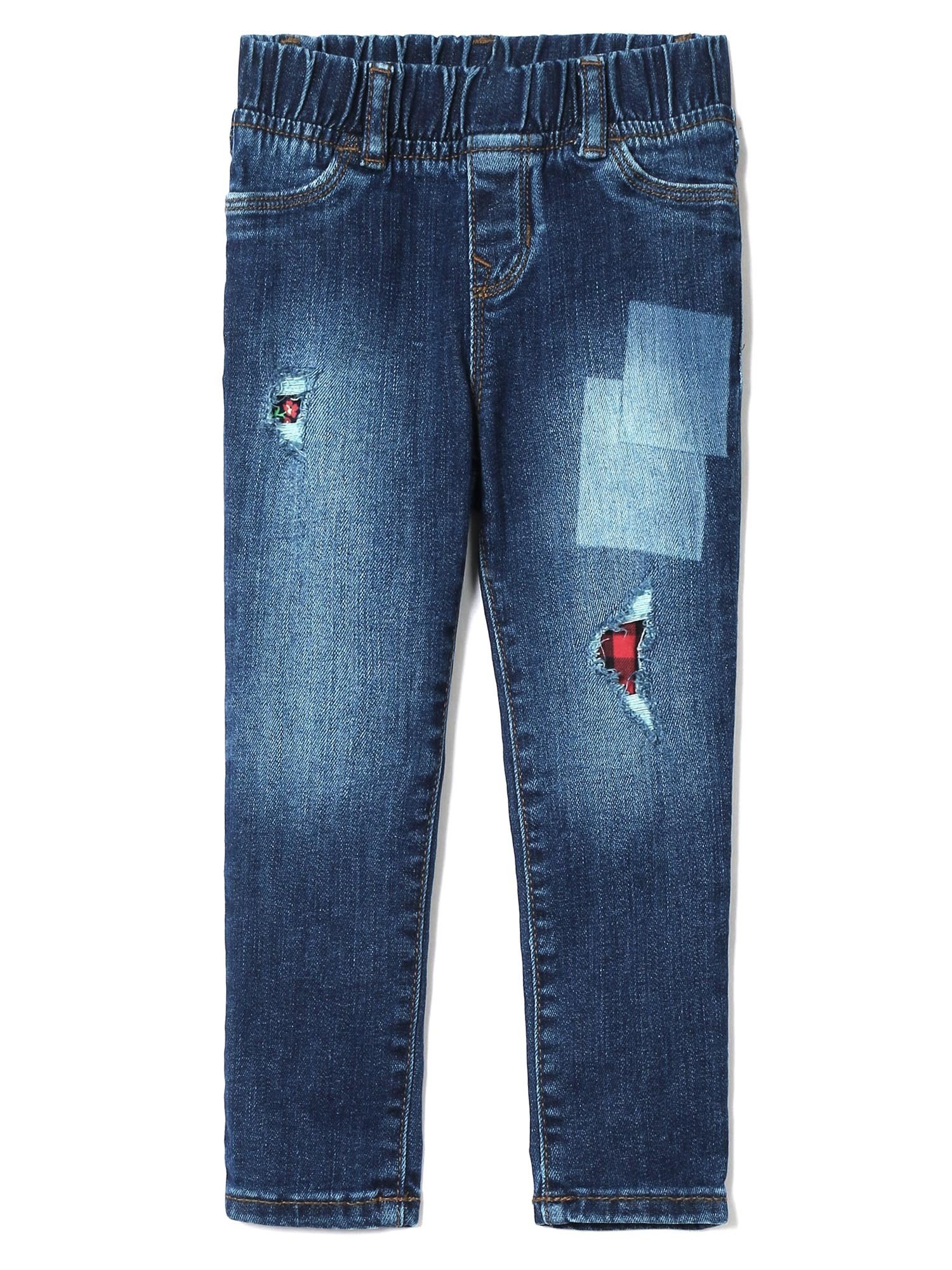 Yamalı jean pantolon product image
