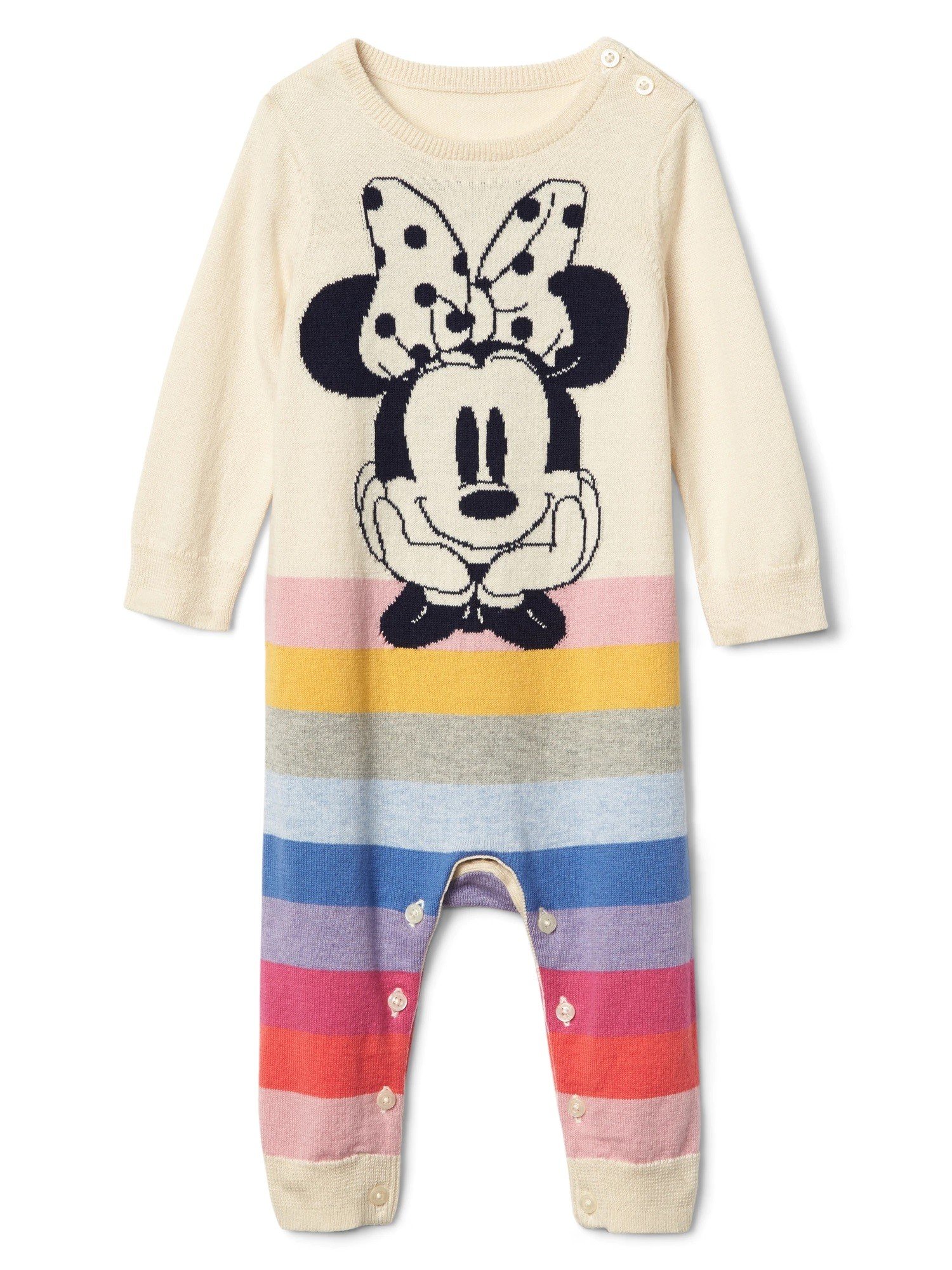 babyGap | Disney Baby Minnie Mouse çizgili tulum product image
