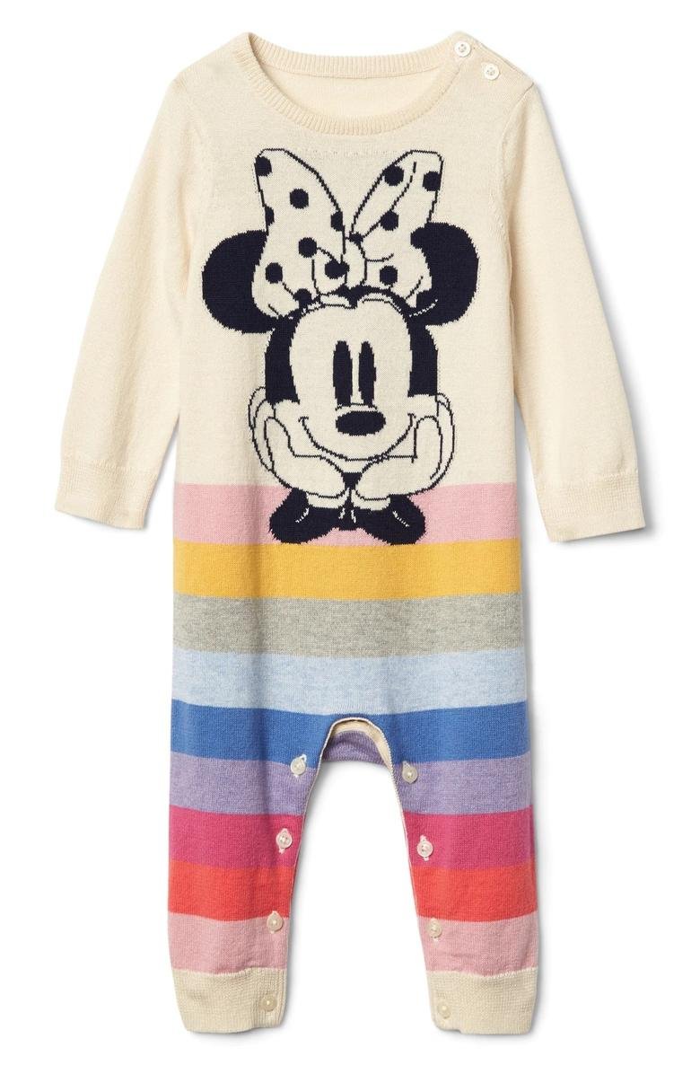 babyGap | Disney Baby Minnie Mouse çizgili tulum