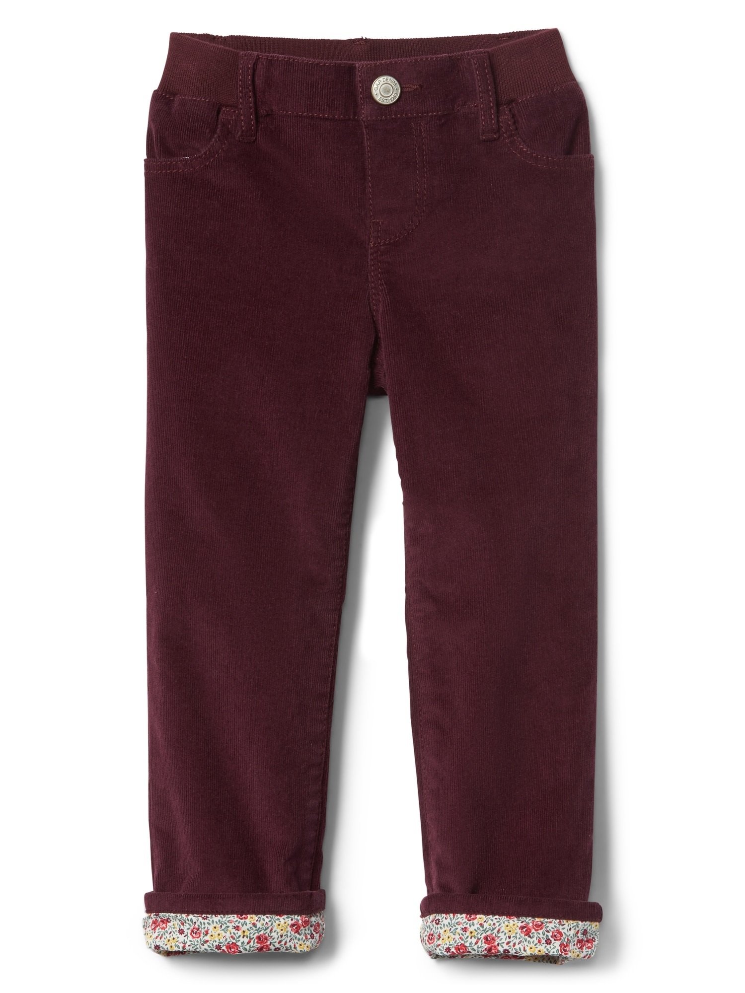 Poplin astarlı straight jean pantolon product image