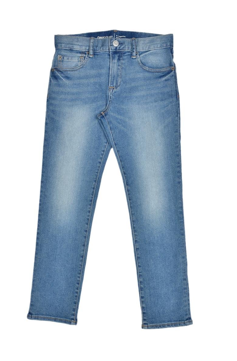  Slim açık mavi yıkamalı jean pantolon