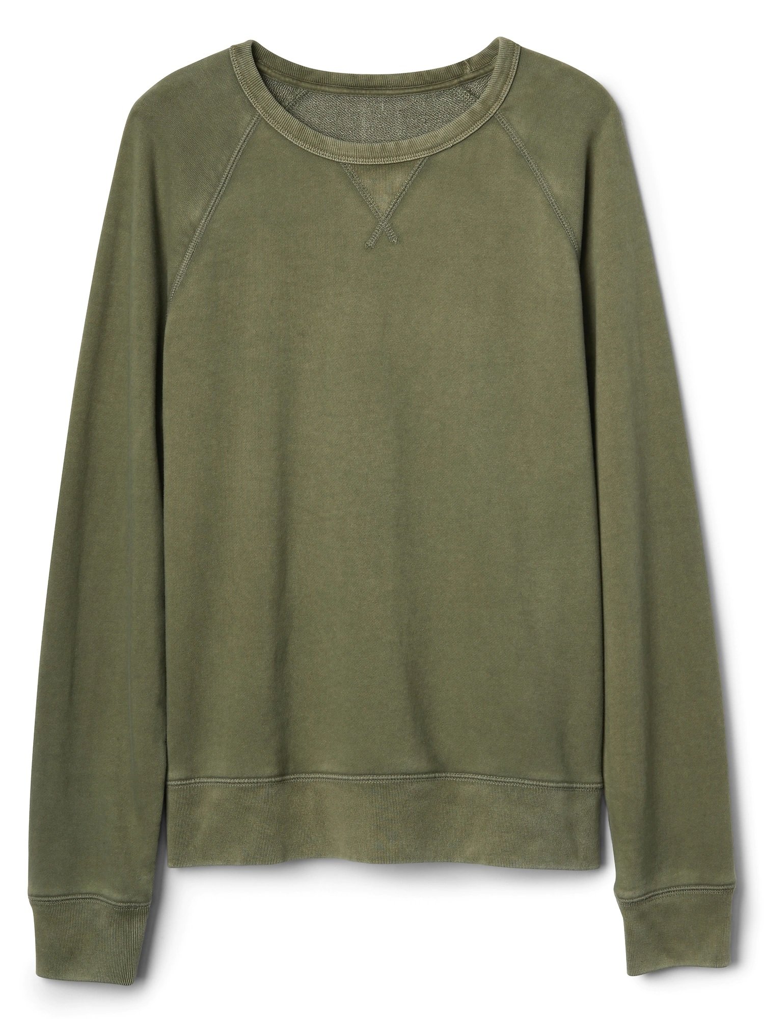 Sıfır yaka fransız havlu kumaşı sweatshirt product image
