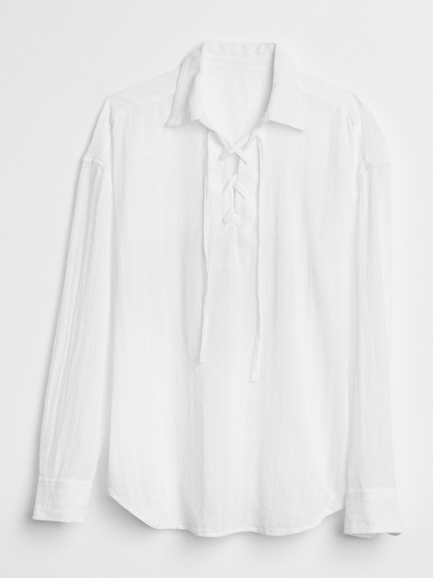 Uzun kollu pamuk gömlek product image