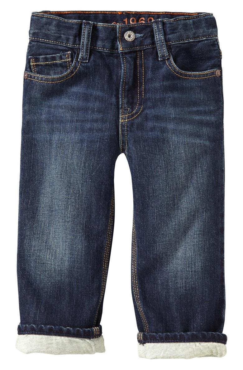  Gri astarlı original fit jean pantolon