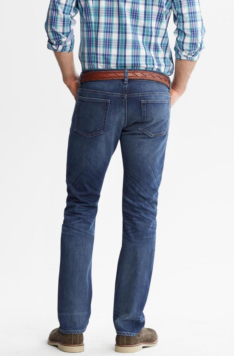  Slim-Fit Vintage Jean Pantolon