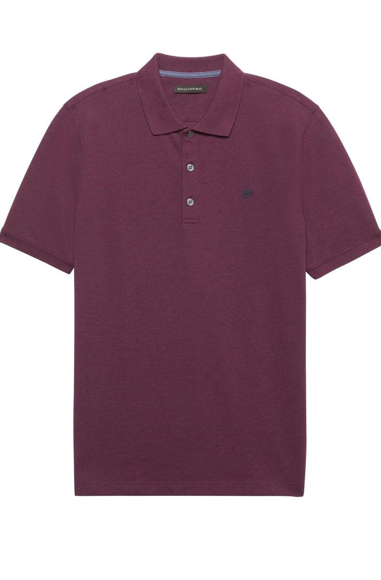  Solid Pique Polo T-Shirt