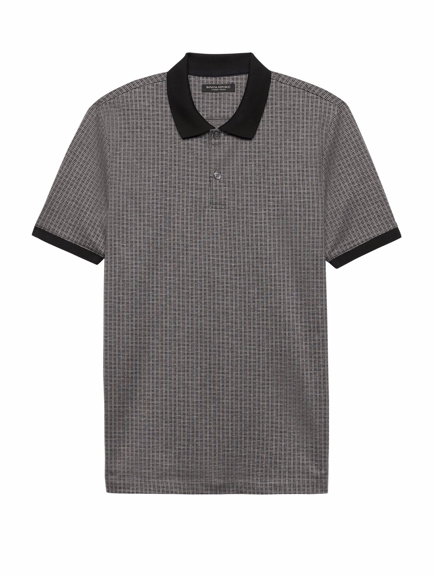Luxury-Touch Desenli Polo T-Shirt product image