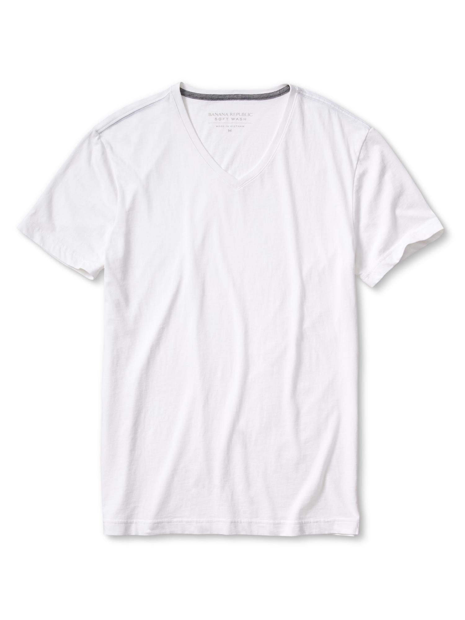 Soft-Wash V yaka t-shirt product image