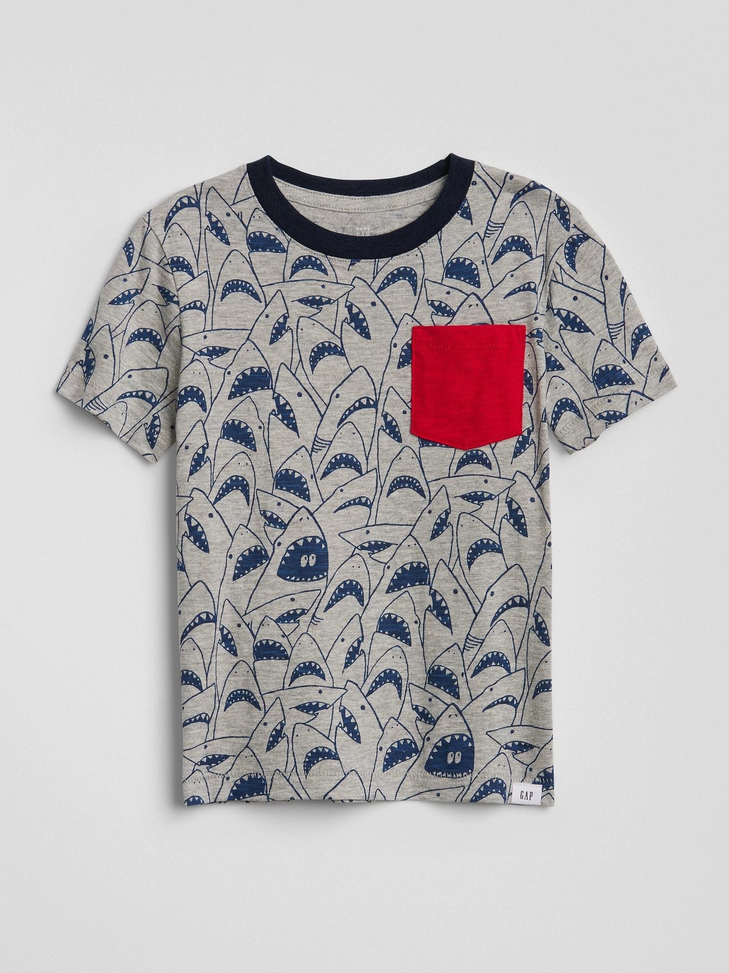 Baskılı cepli kısa kollu t-shirt product image