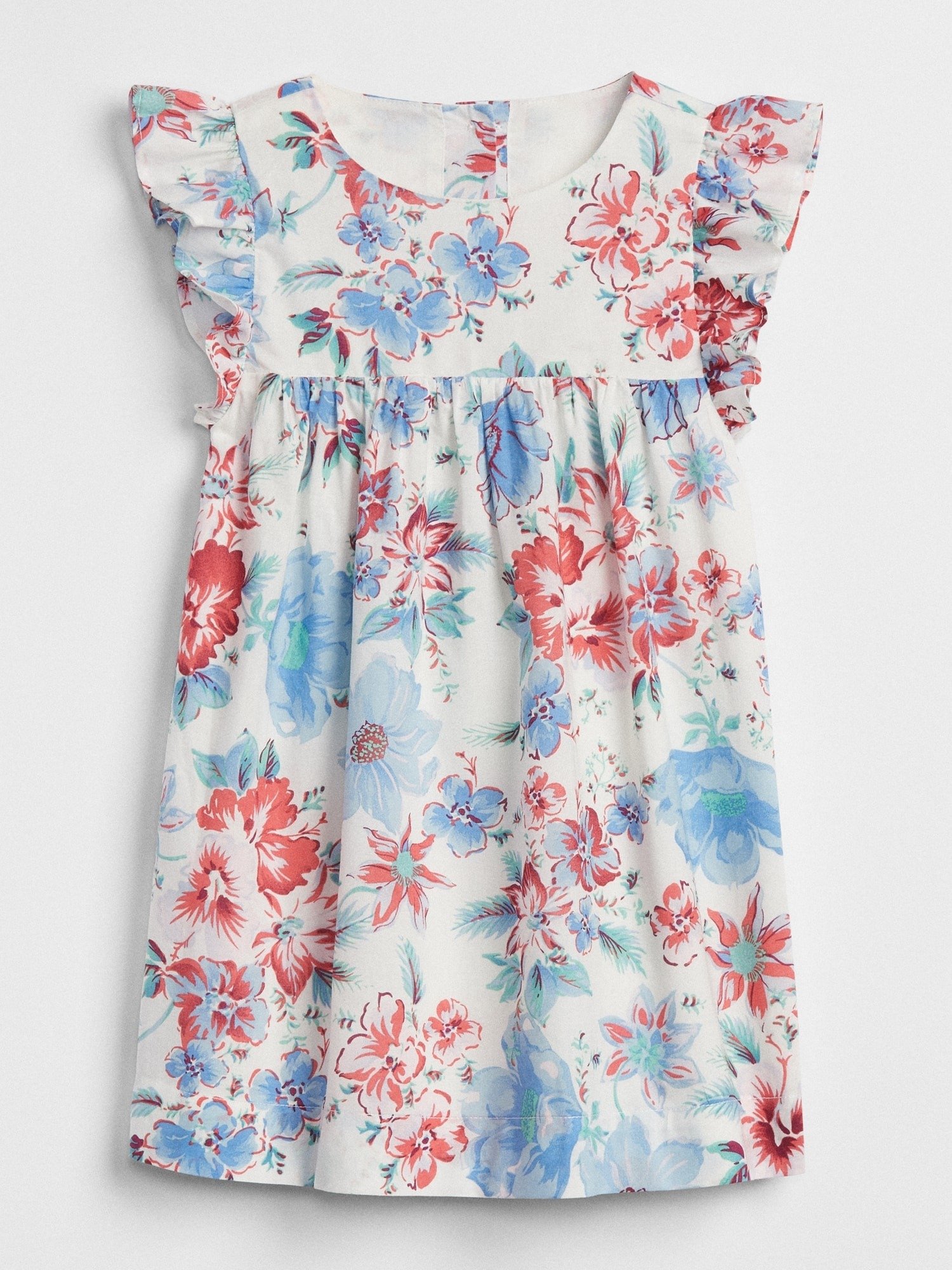 Çiçekli fırfırlı elbise product image