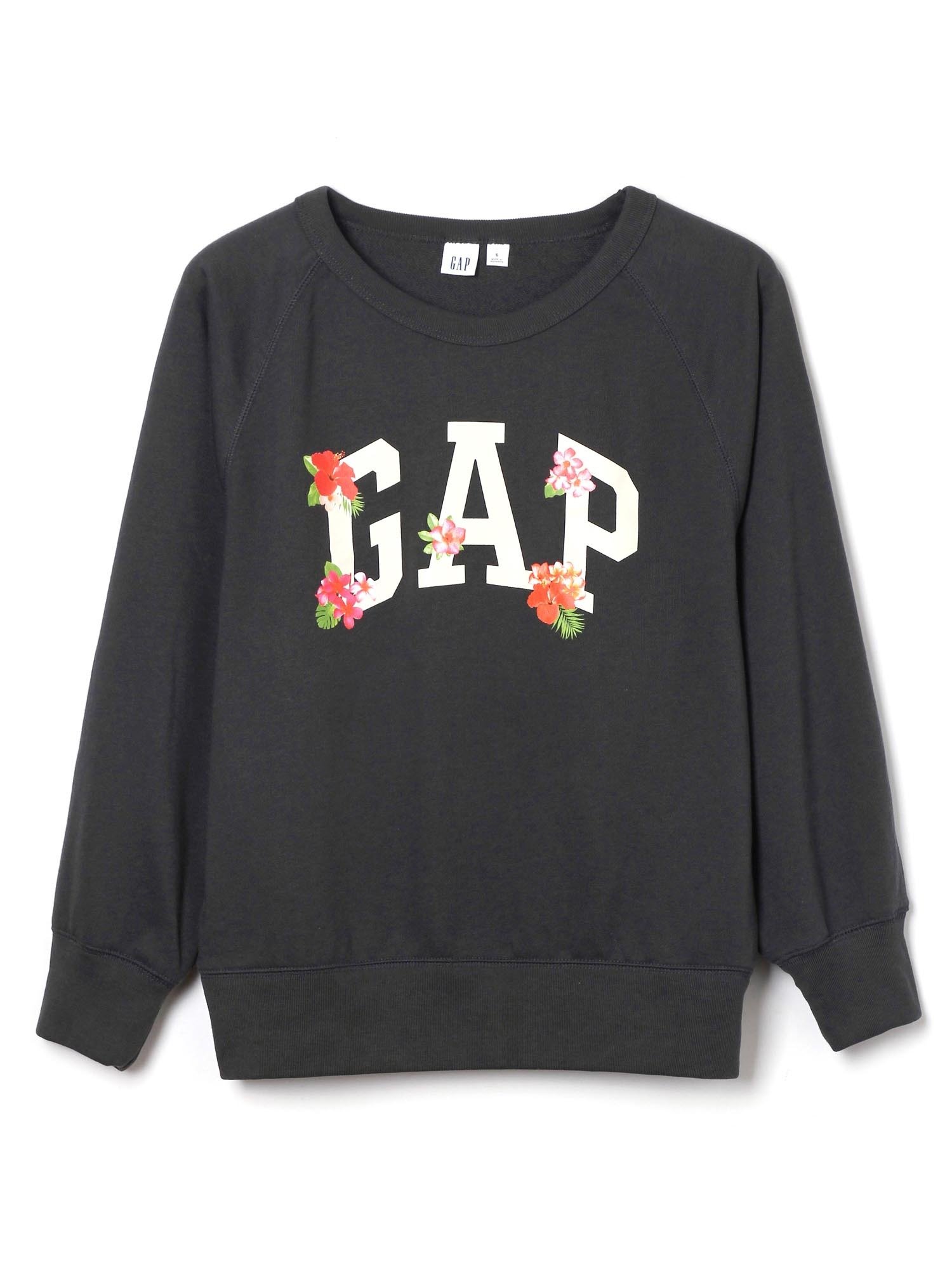 Çiçekli logolu sweatshirt product image