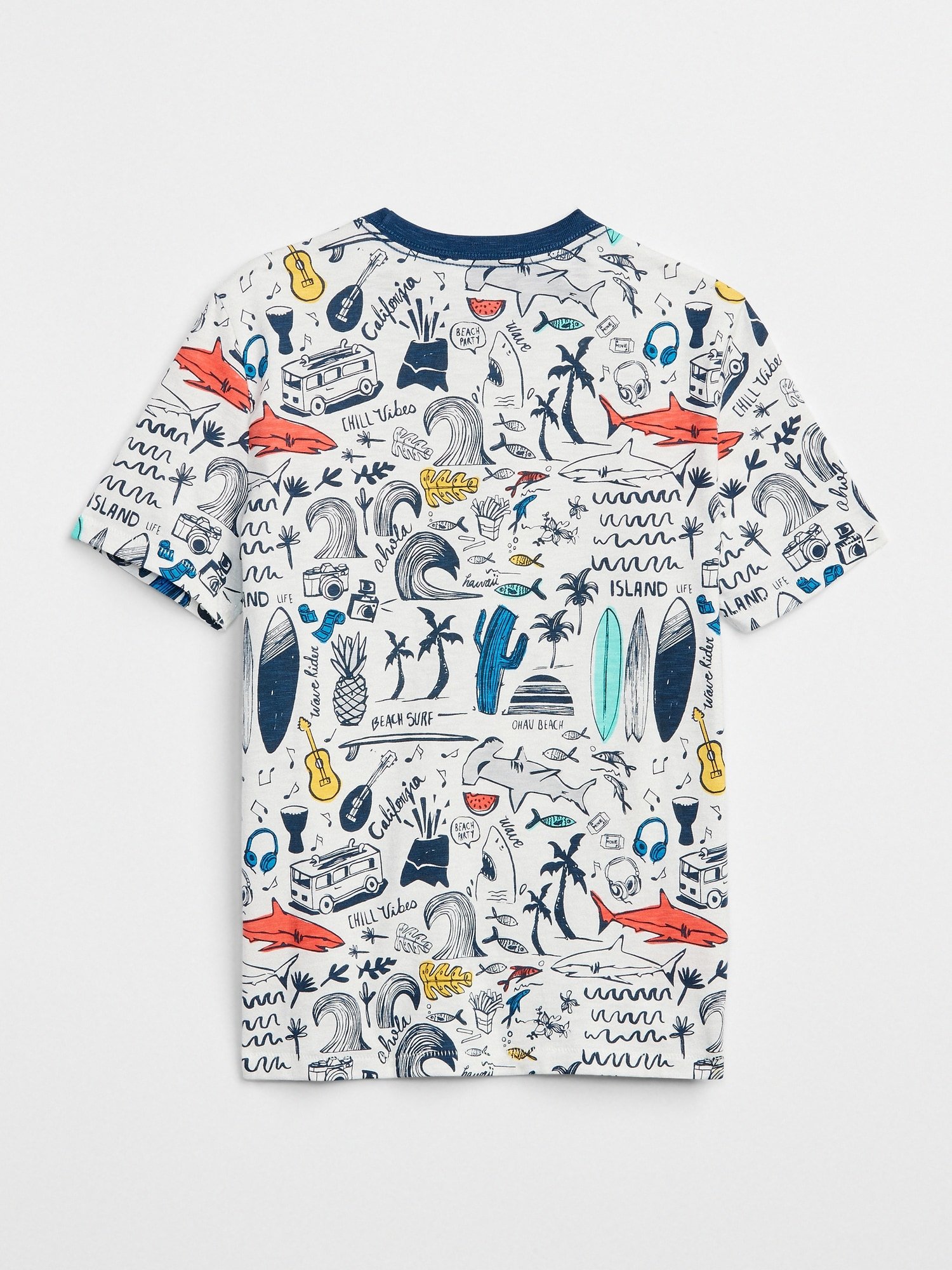 Kısa Kollu Desenli T-Shirt product image