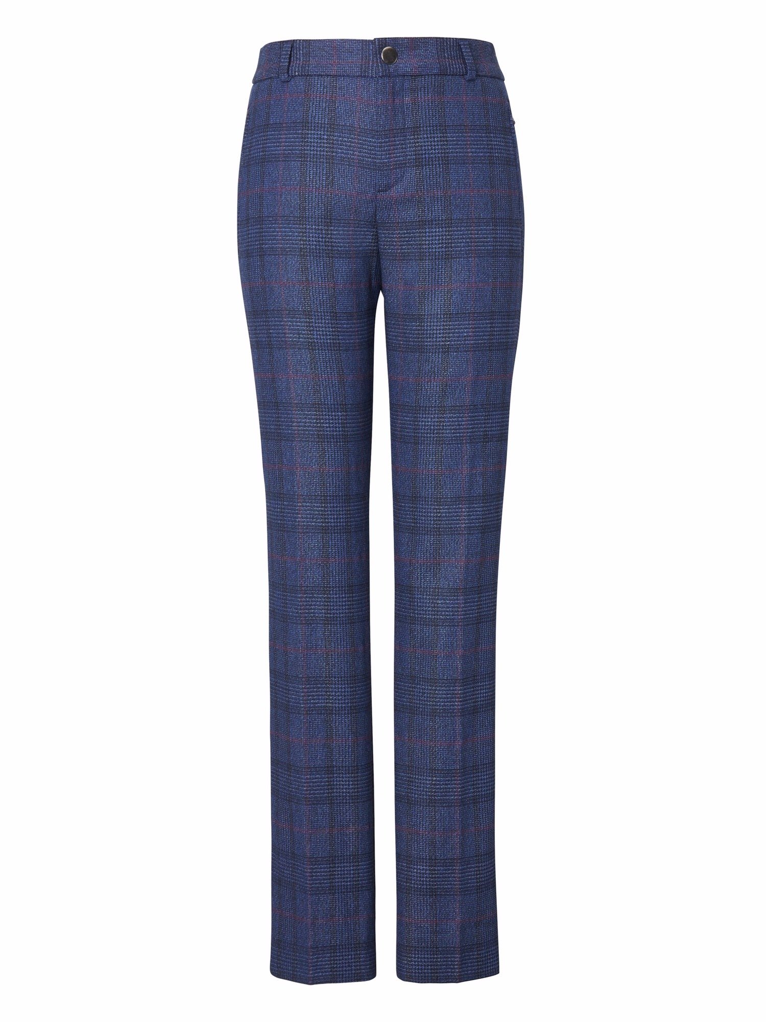 Ryan Slim Straight-Fit Ekose Pantolon product image