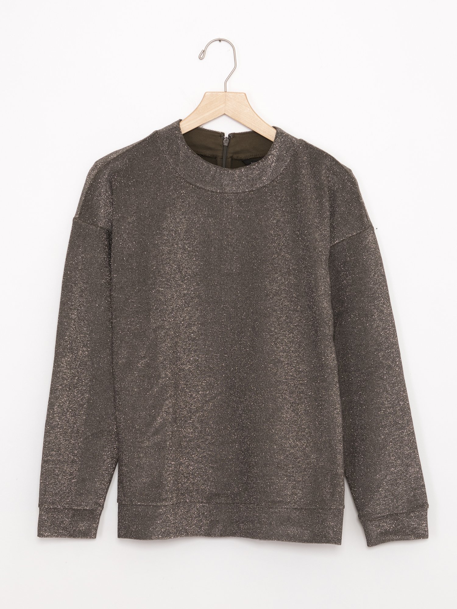 Pırıltılı Uzun Kollu Sweatshirt product image