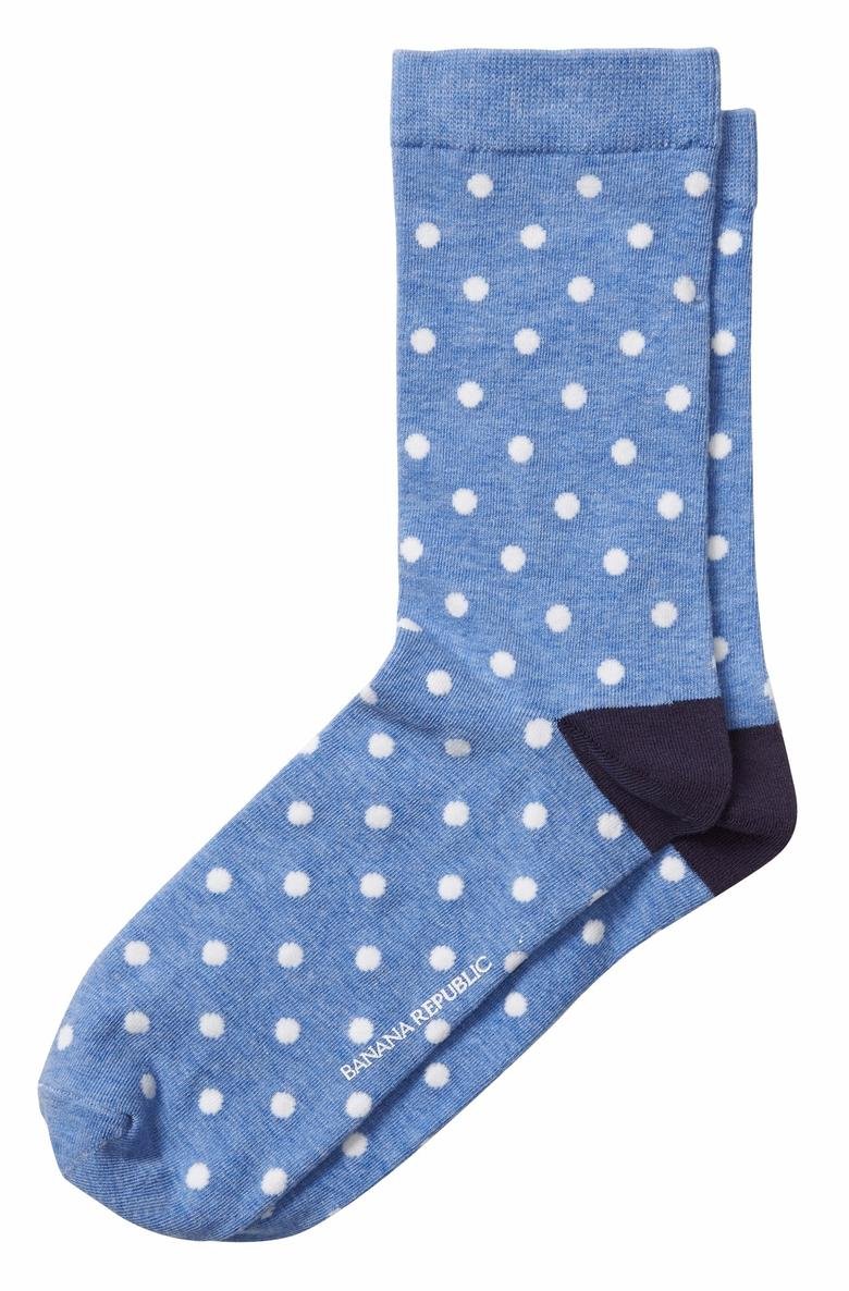  Puantiye Desenli Çorap