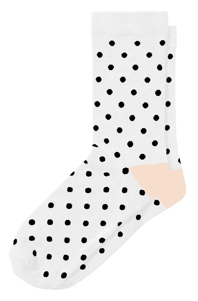  Puantiye Desenli Çorap