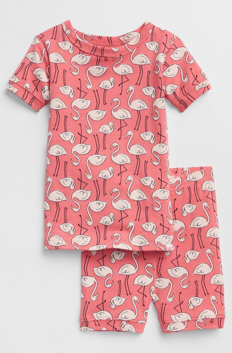  Flamingo desenli pijama takımı