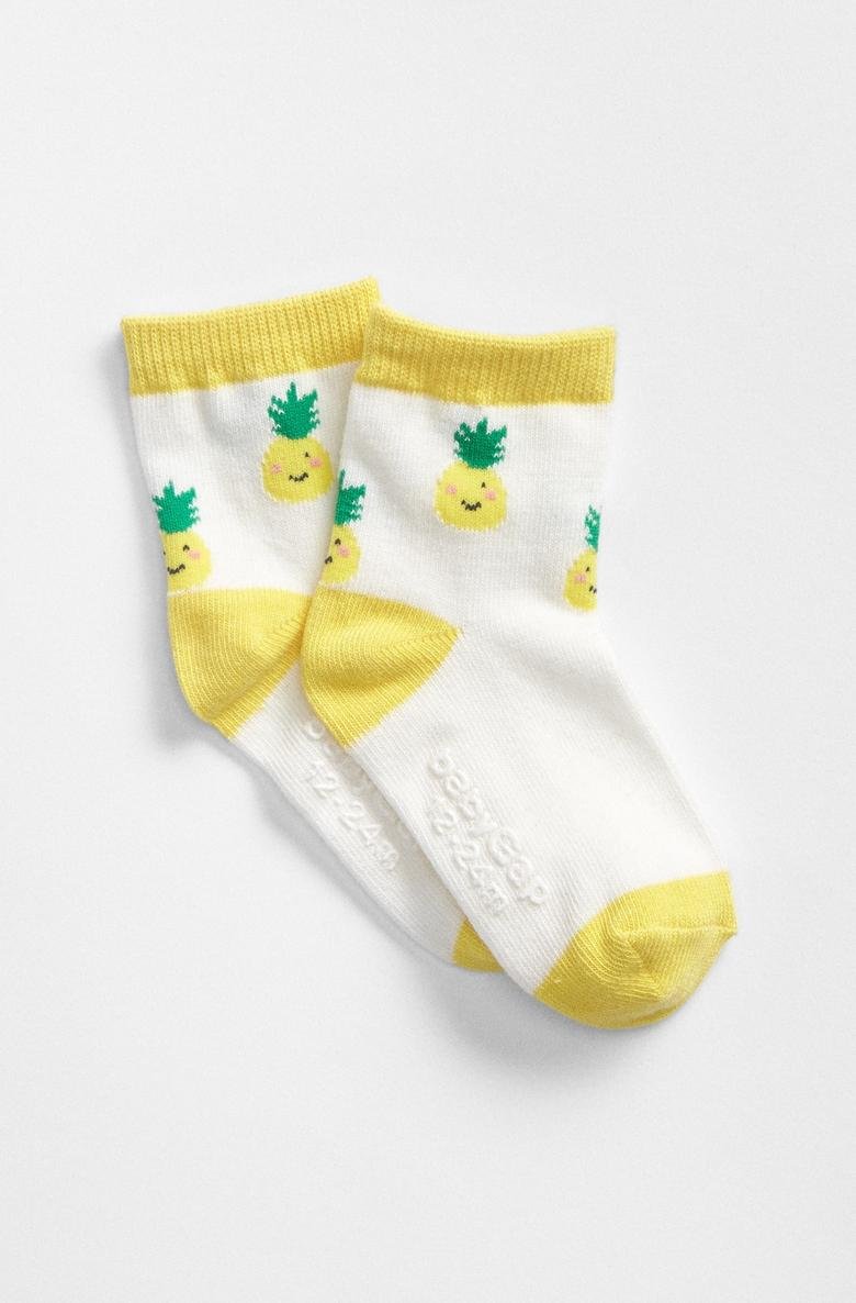  Ananas Desenli Çorap