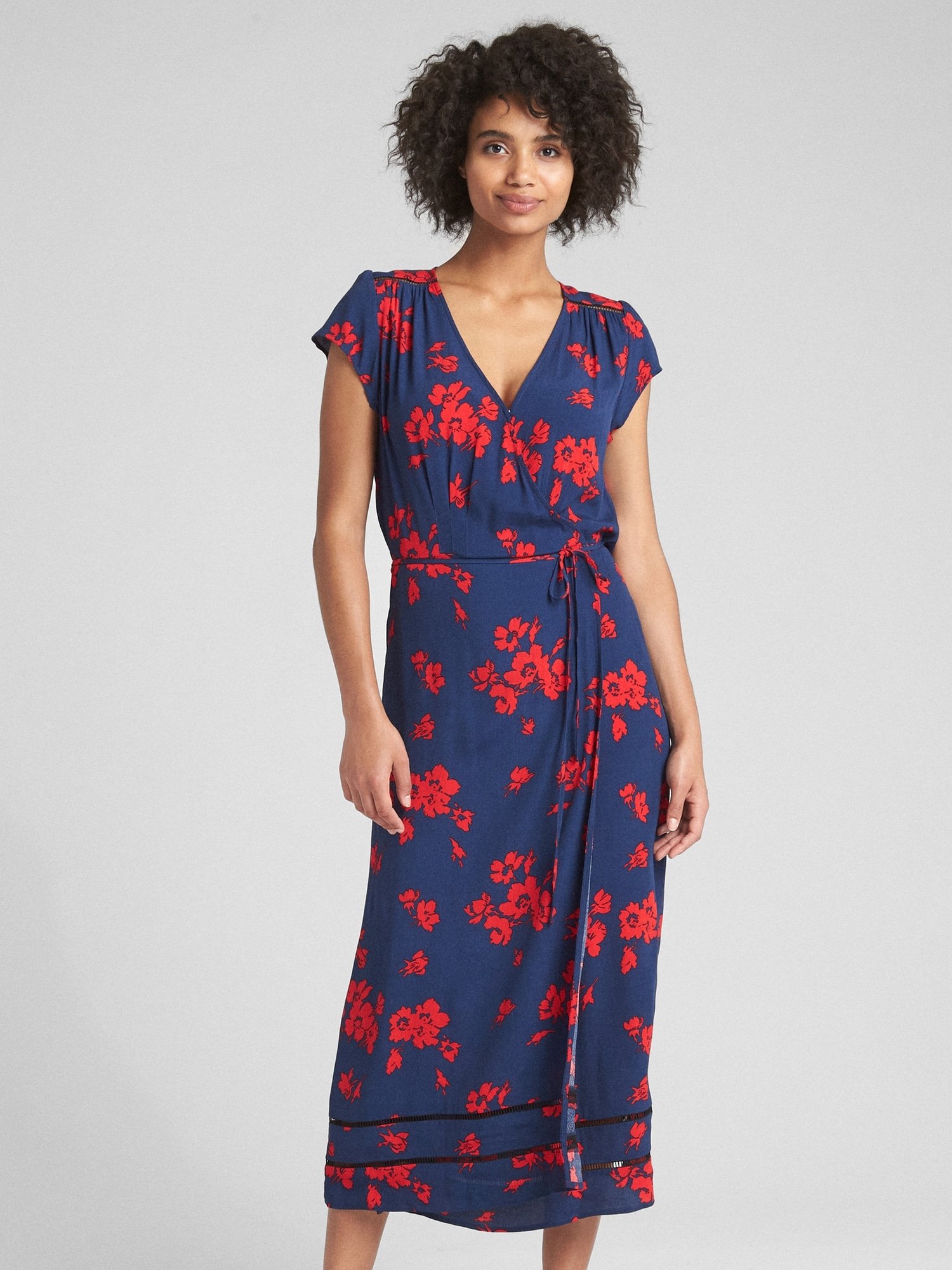 Çiçekli Midi Elbise product image