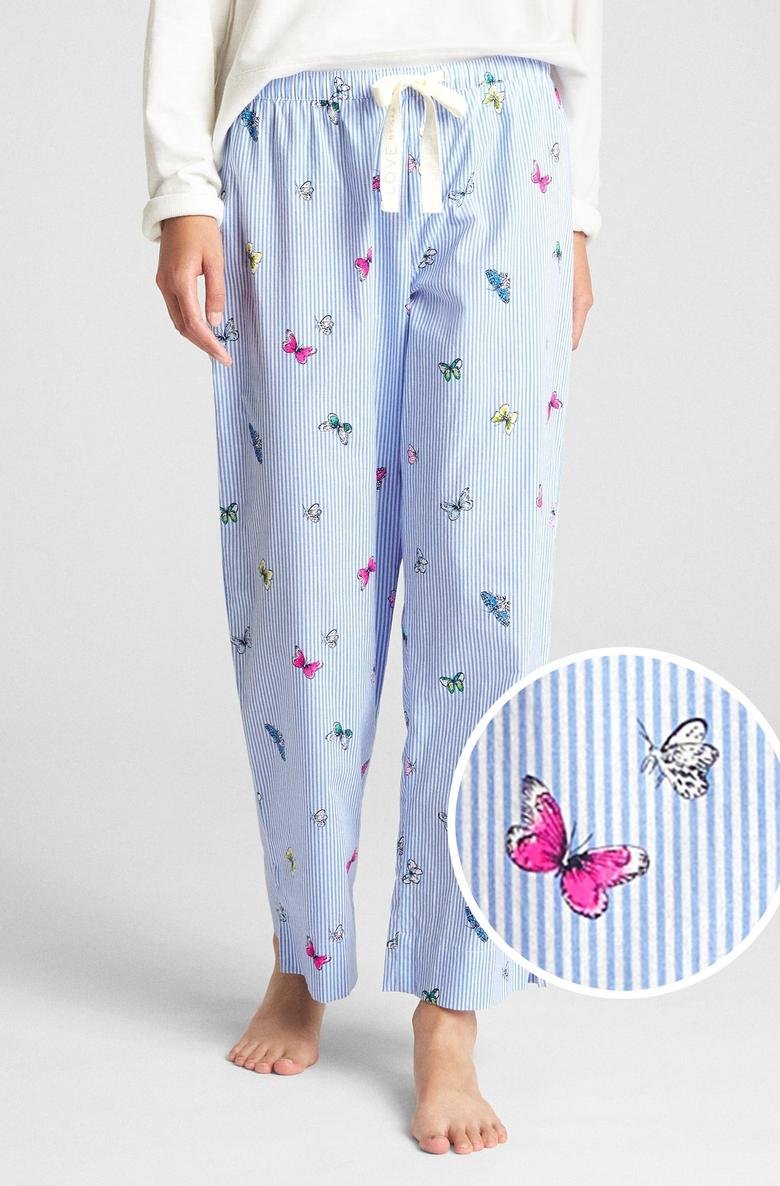  Dreamer Desenli Poplin Pijama Altı