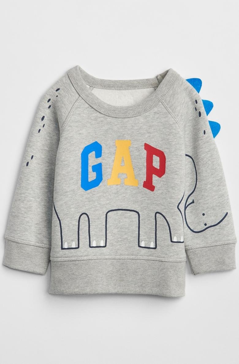  3D Gap Logo Baskılı Sweatshirt
