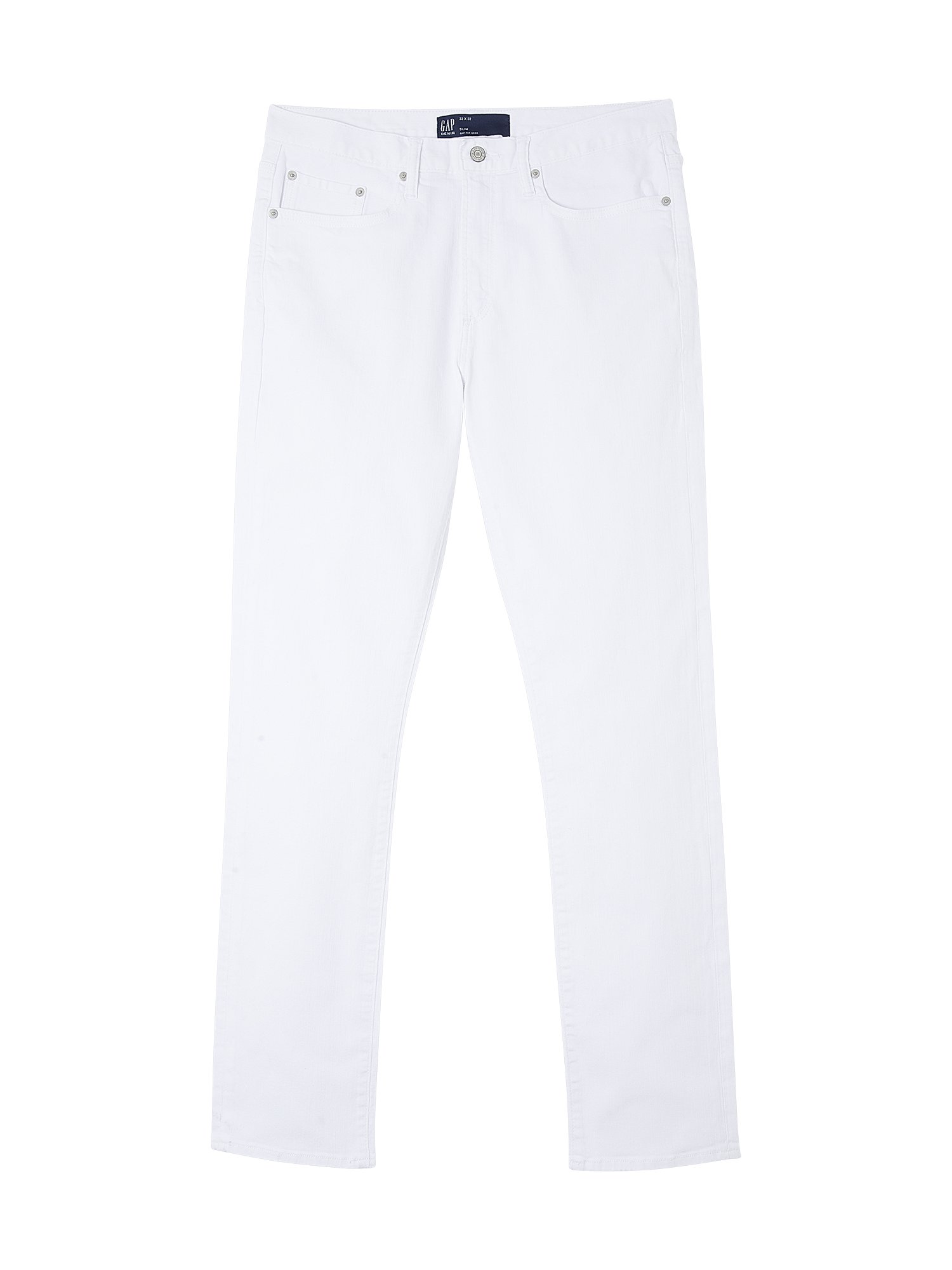 Beyaz Yıkamalı Slim Fit Jean Pantolon product image