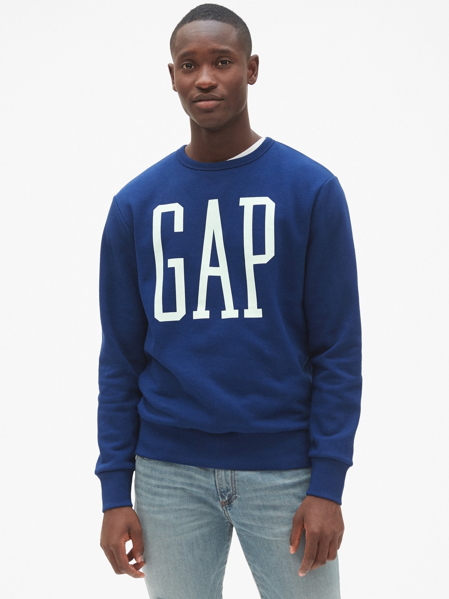 Erkek Gap Logo Sıfır Yaka Sweatshirt product image
