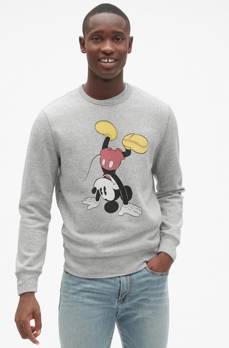  Gap | Disney Mickey Mouse Baskılı Sweatshirt
