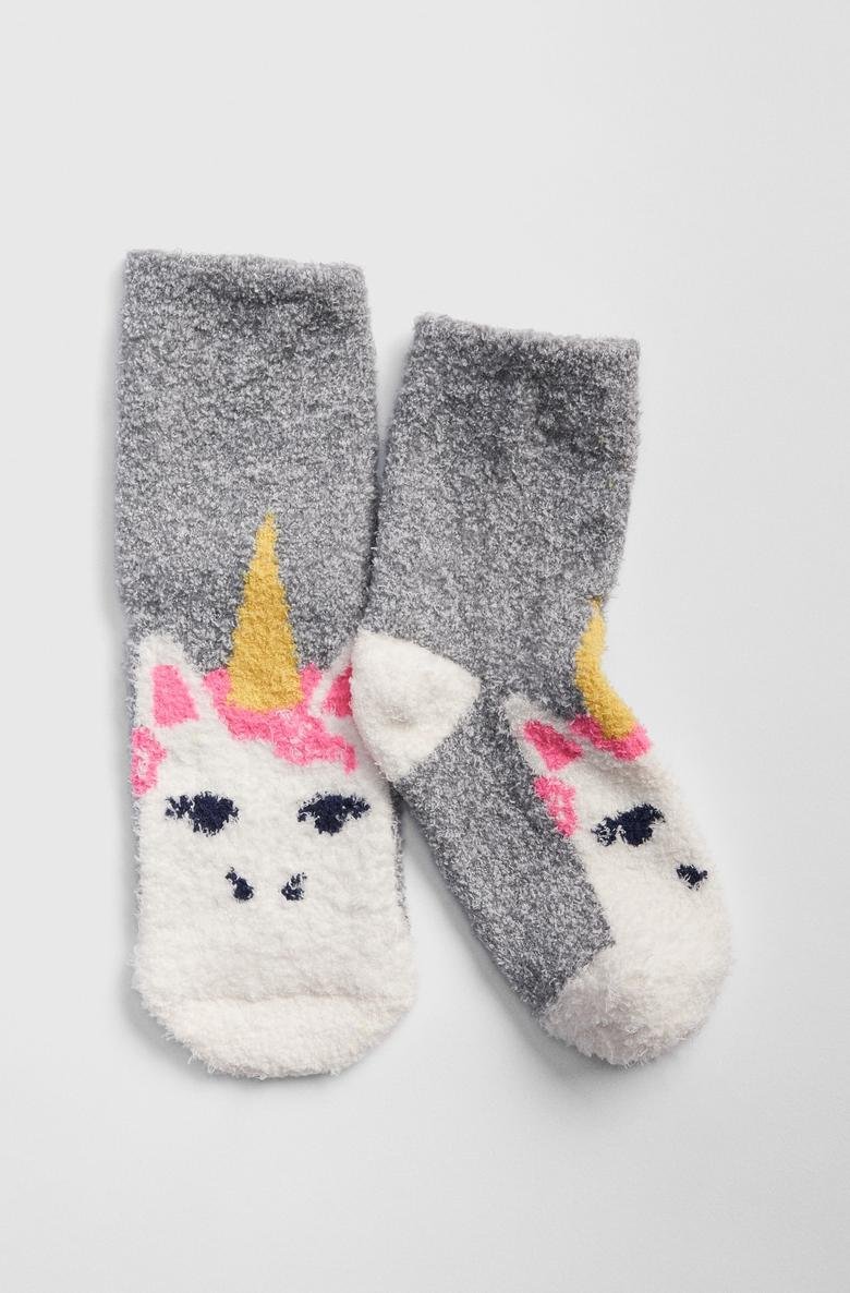  Yumuşak Dokulu Unicorn Desenli Çorap