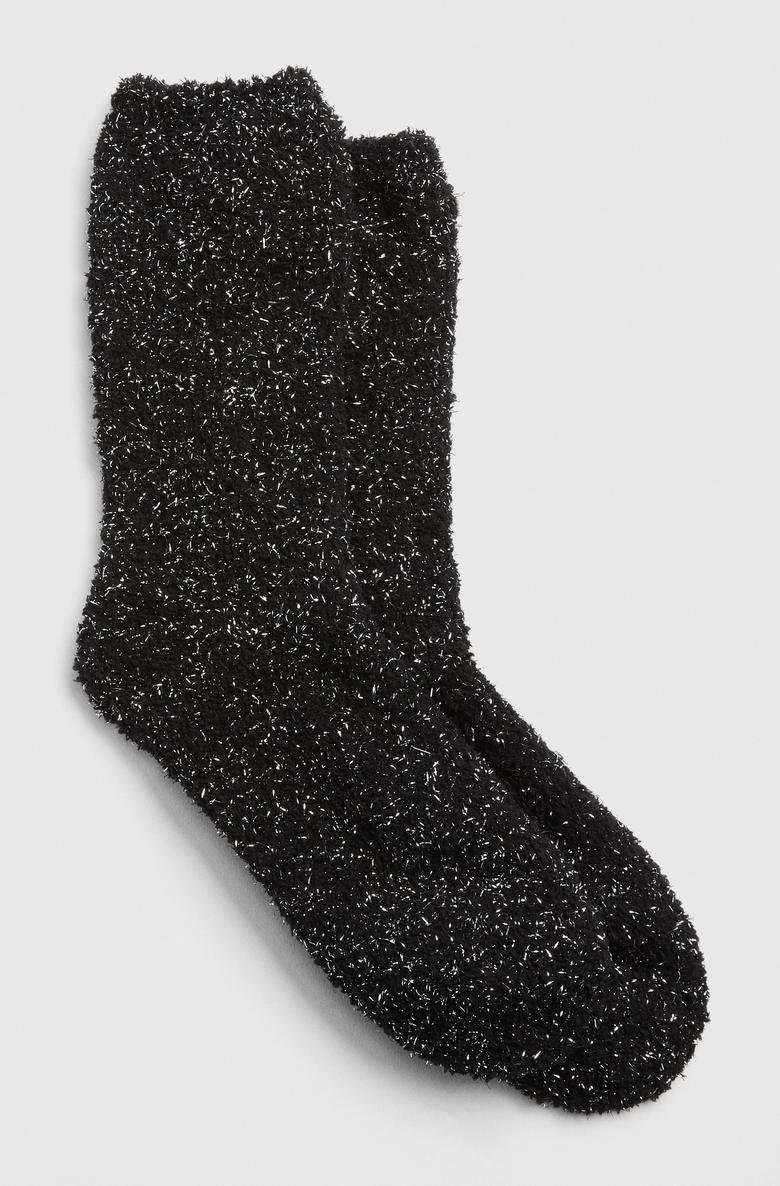  Pırıltılı Havlu Kumaş Çorap