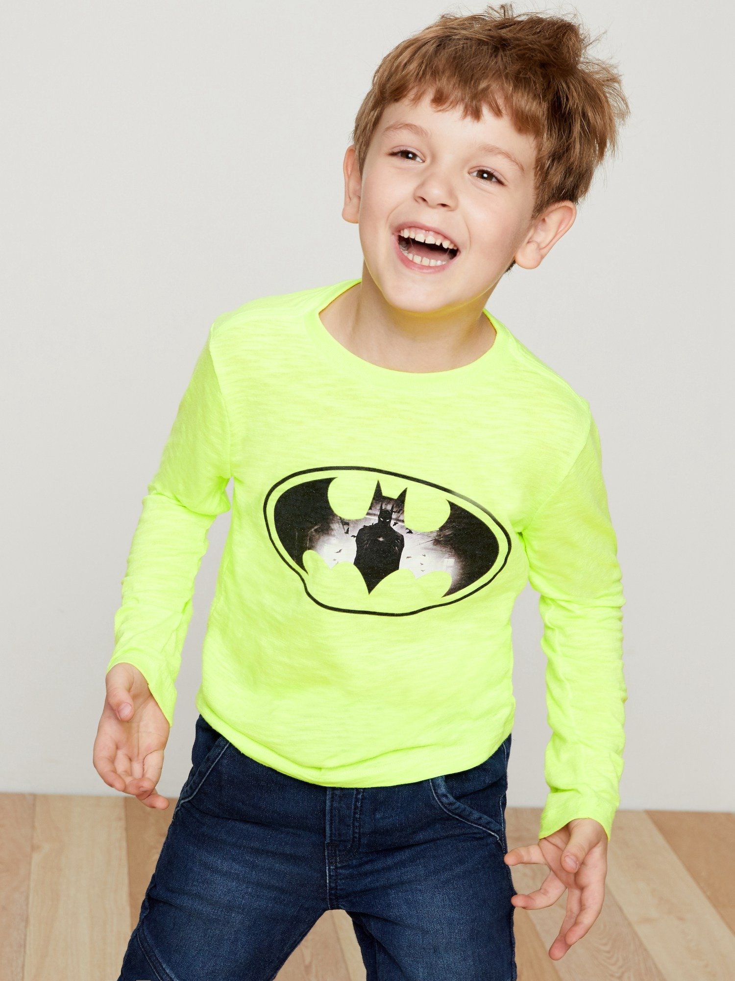 DC™ Super Kahraman Desenli Uzun Kollu T-Shirt product image