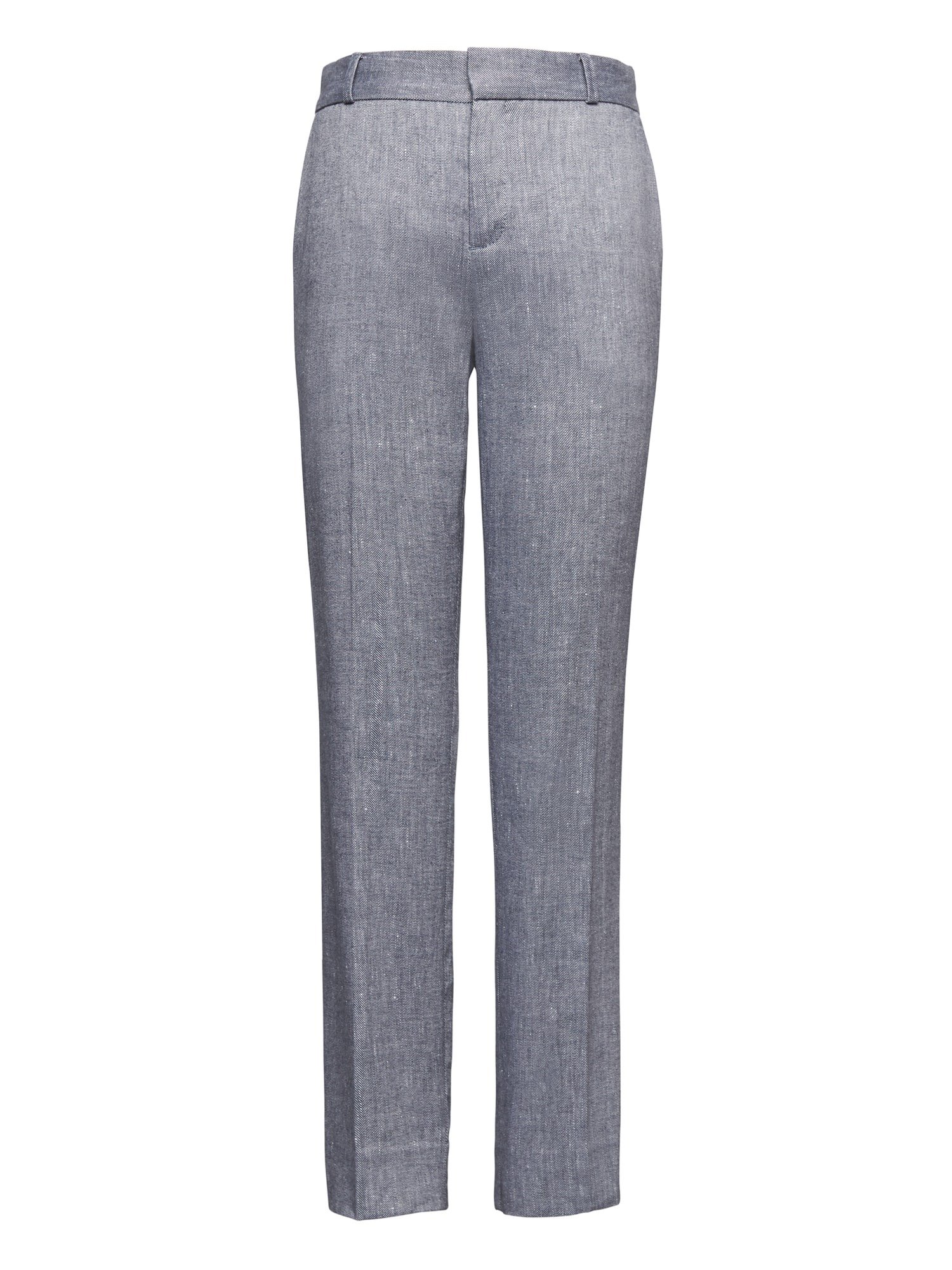 Avery Straight-Fit Streç Keten Pamuk Karışımlı Pantolon product image