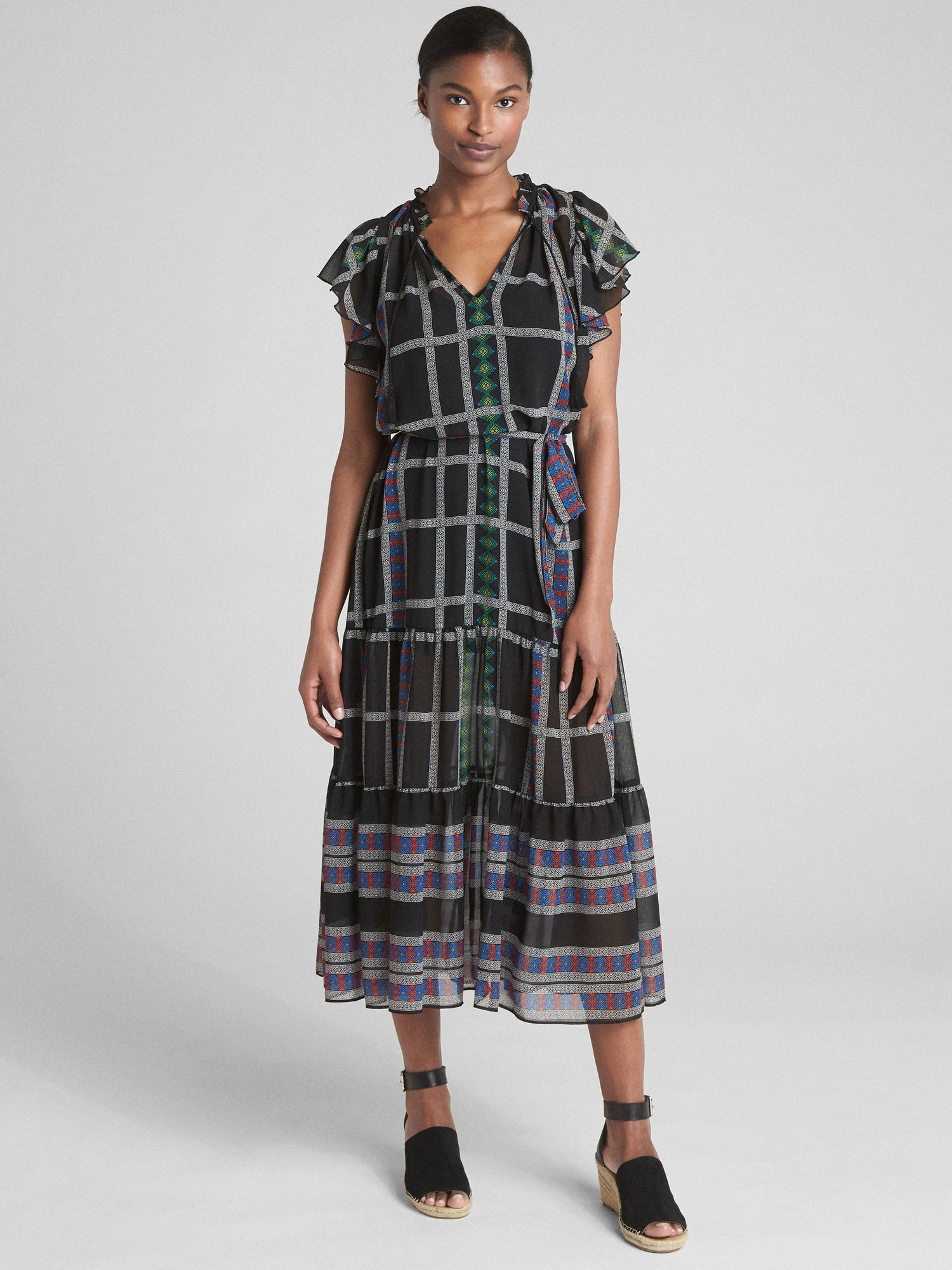 Fırfırlı Midi Elbise product image