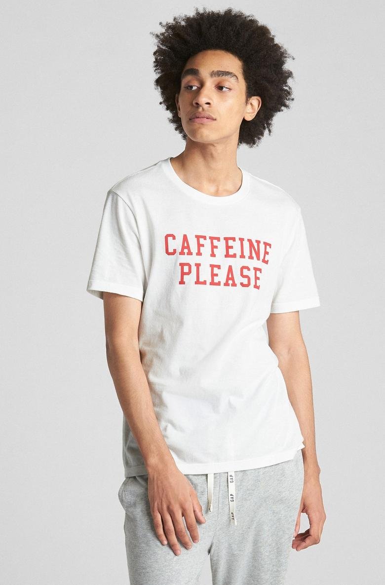  Sloganlı Kısa Kollu T-Shirt