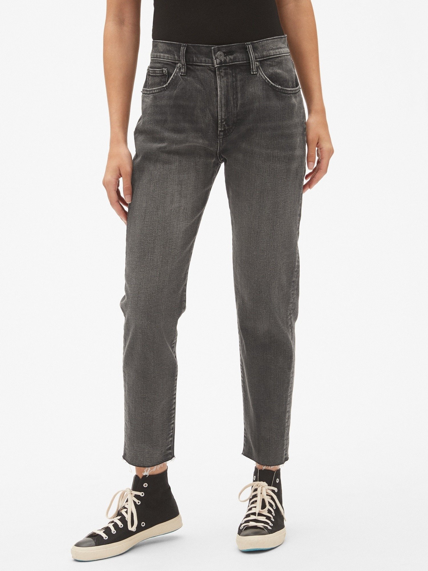 Yüksek Belli Straight Jean Pantolon product image