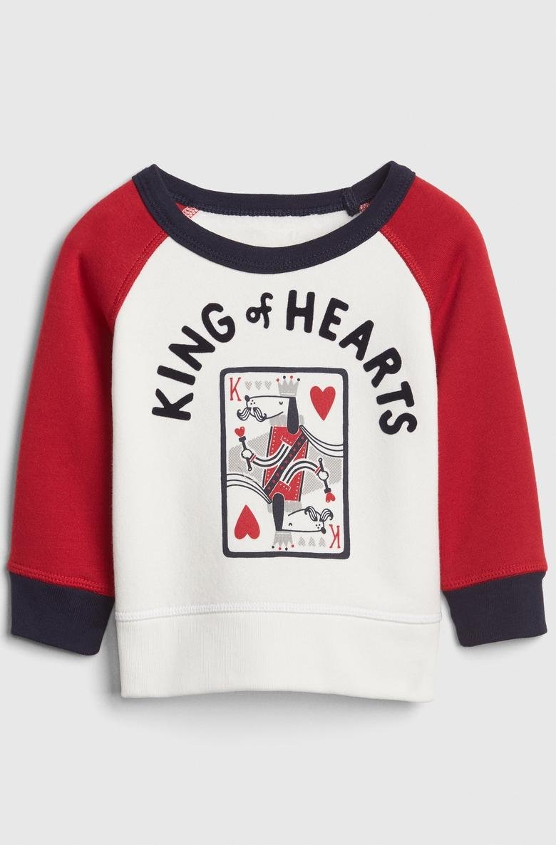  King of Hearts Uzun Kollu Sweatshirt
