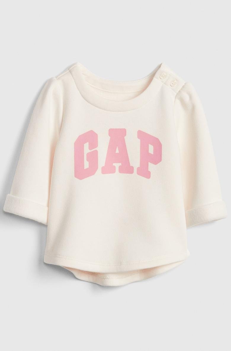  Gap Logo Sıfır Yaka Sweatshirt