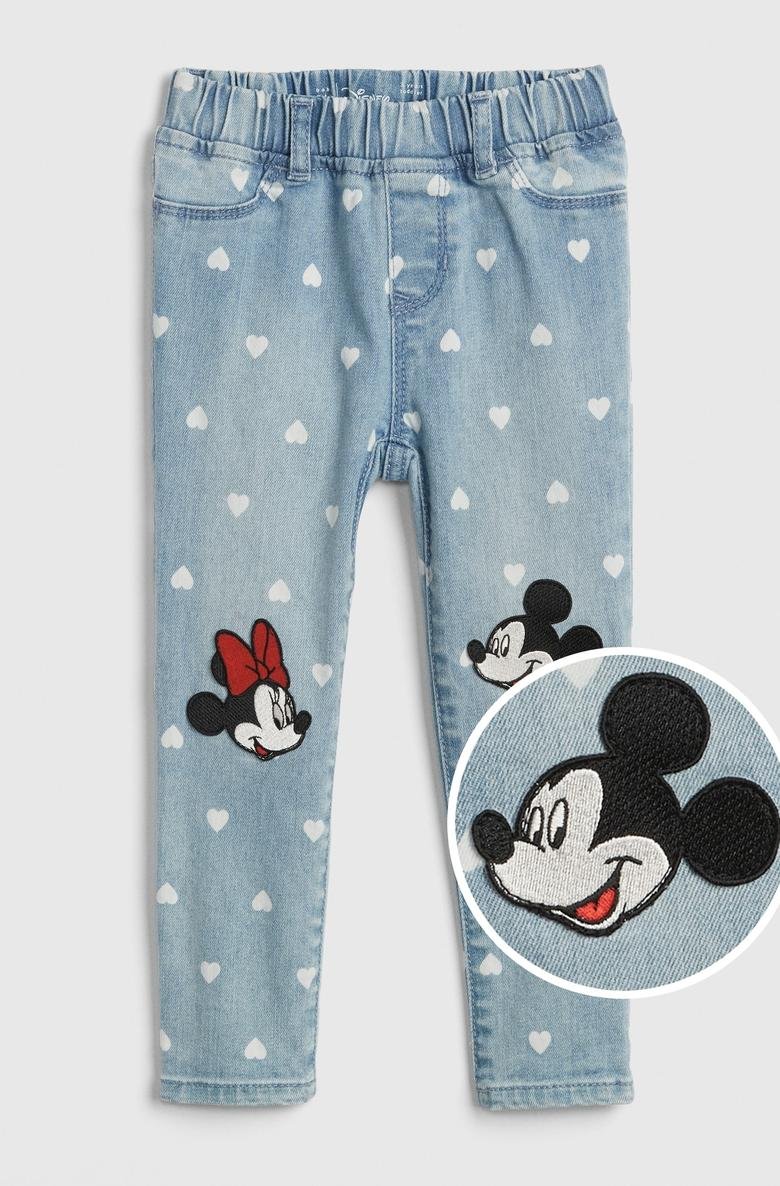  babyGap | Disney Mickey Mouse ve Minnie Mouse Jegging Jean Tayt Pantolon